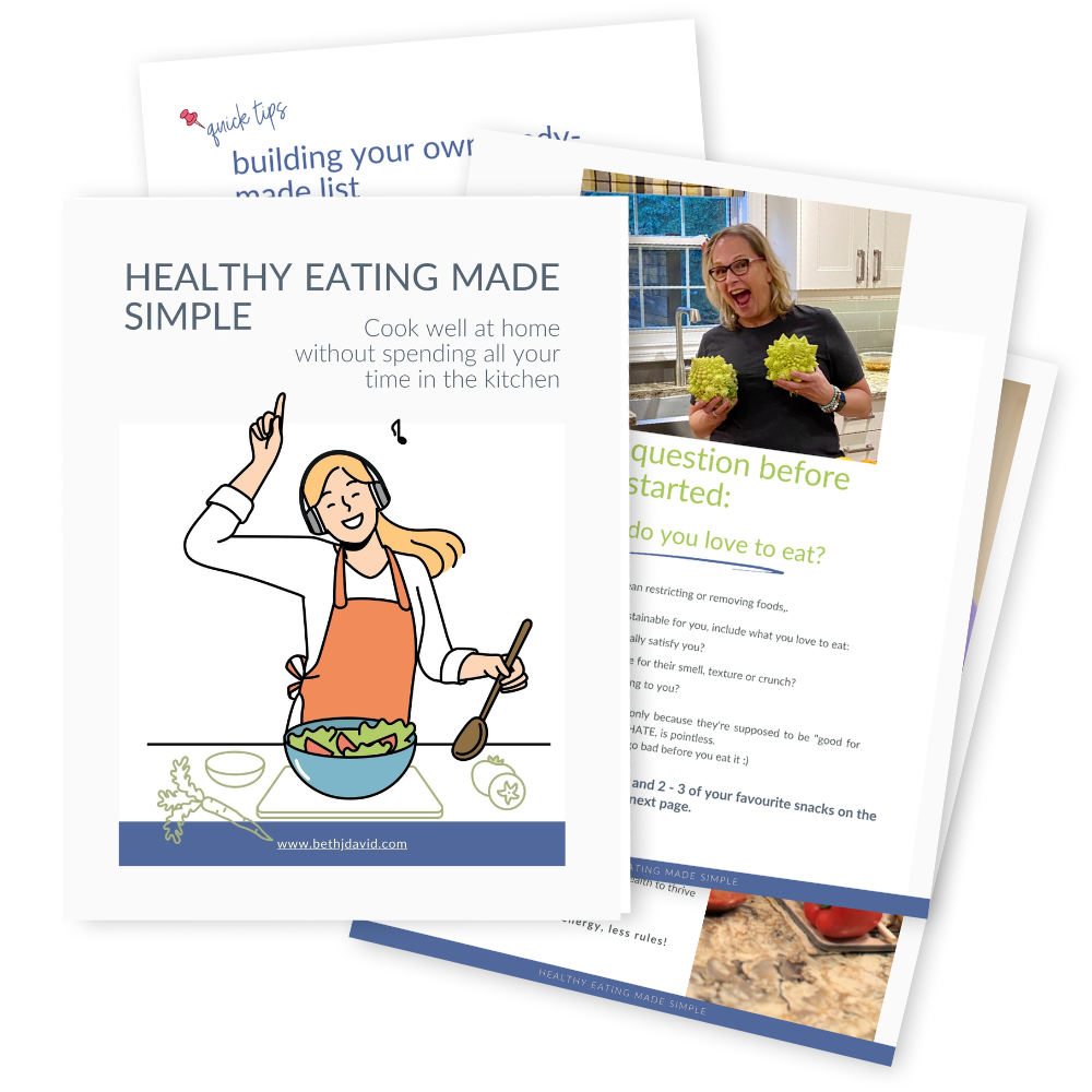Free guide to healthy eating in midlife, easy ways to make friends with ...