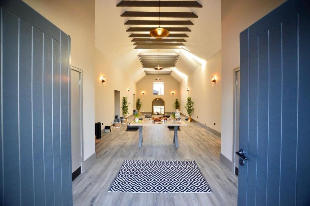 Yoga studio interior