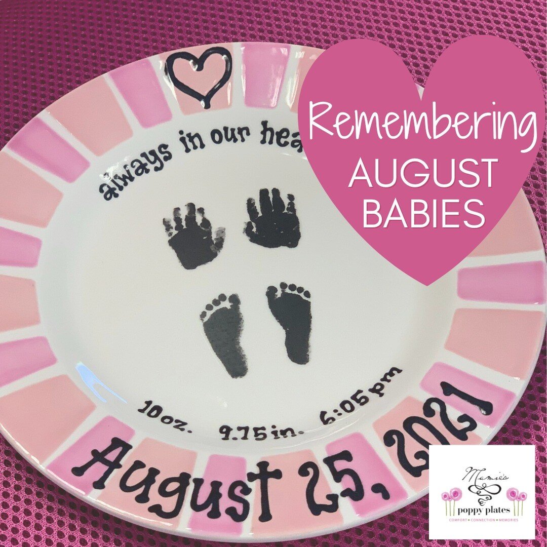 Happy Heavenly Birthday to all of our August babies! We would love to know who you are celebrating this month. Let us know if you are celebrating someone special and how you are marking their day.