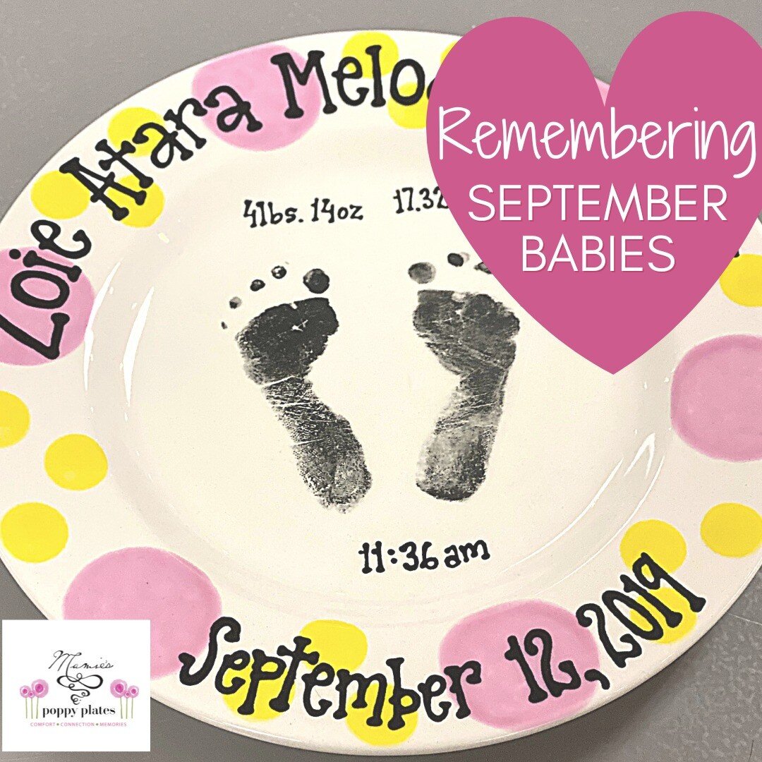 Happy Heavenly Birthday to all of our September babies! We would love to know who you are celebrating this month. Let us know if you are celebrating someone special and how you are marking their day.