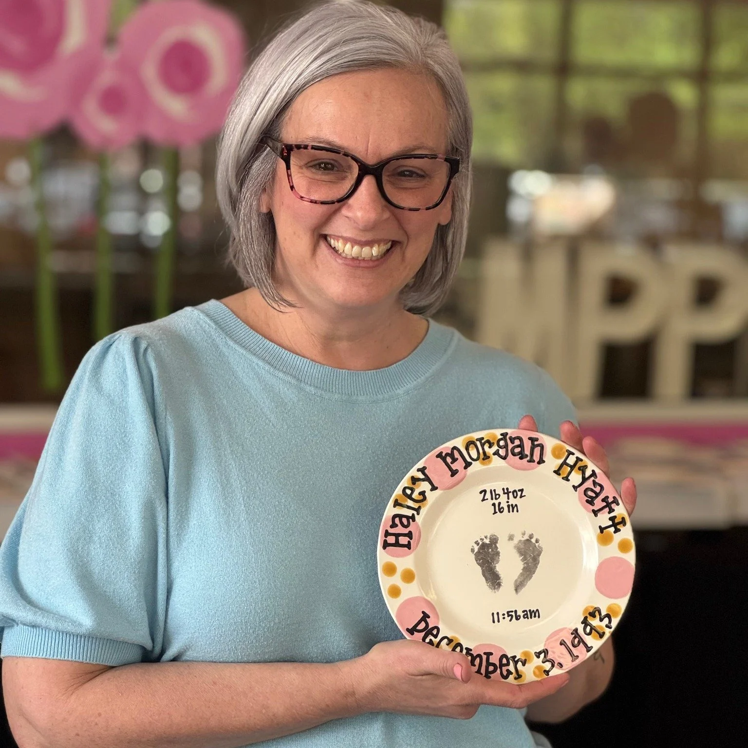 Love this story so much 💛
Because of growing awareness and more people speaking openly about stillbirth and infant loss, we&rsquo;re now seeing moms request plates for babies who would have been teenagers&mdash;or even adults today.
At our last volu