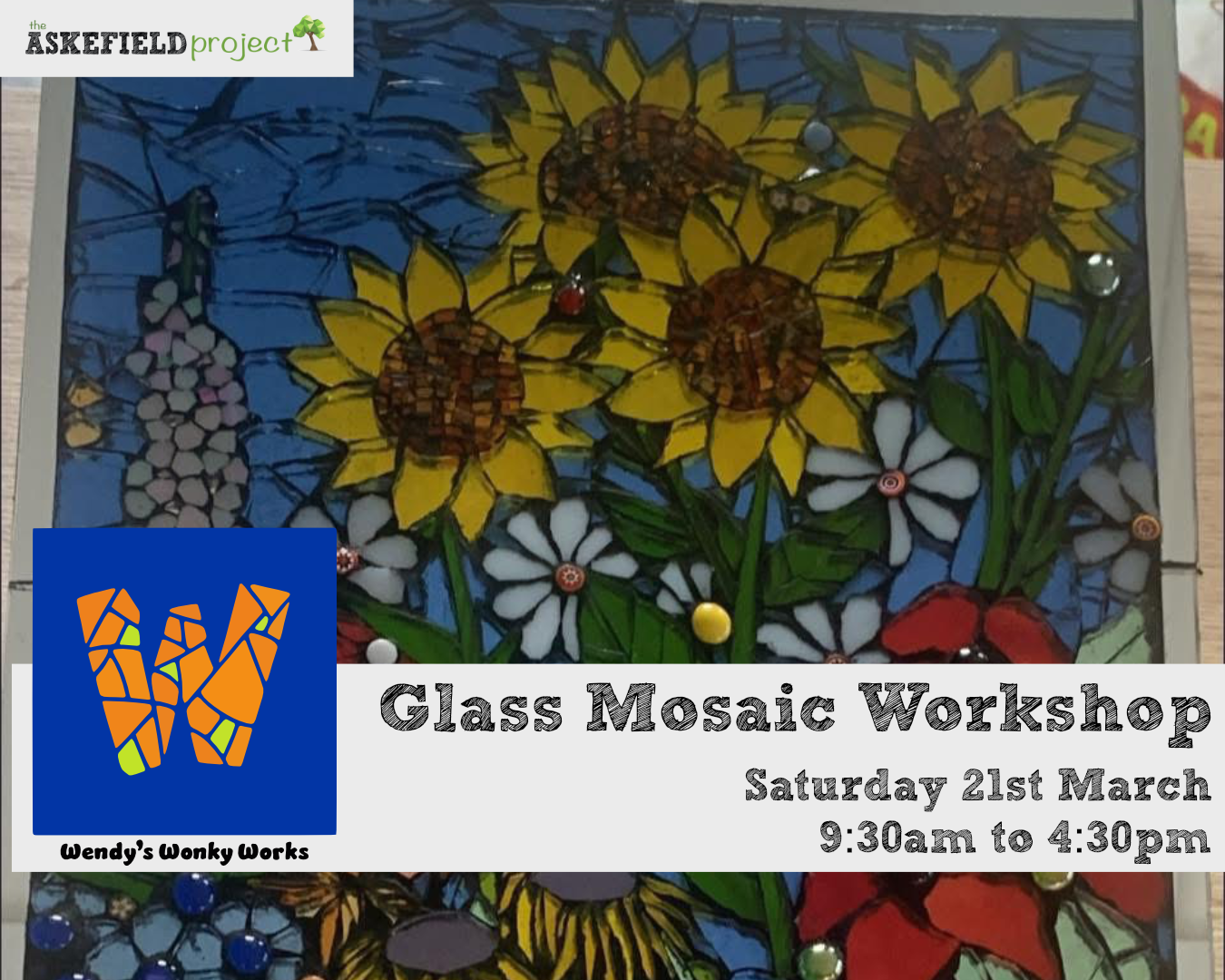 Glass Mosaics Workshop by Wendy's Wonky Works