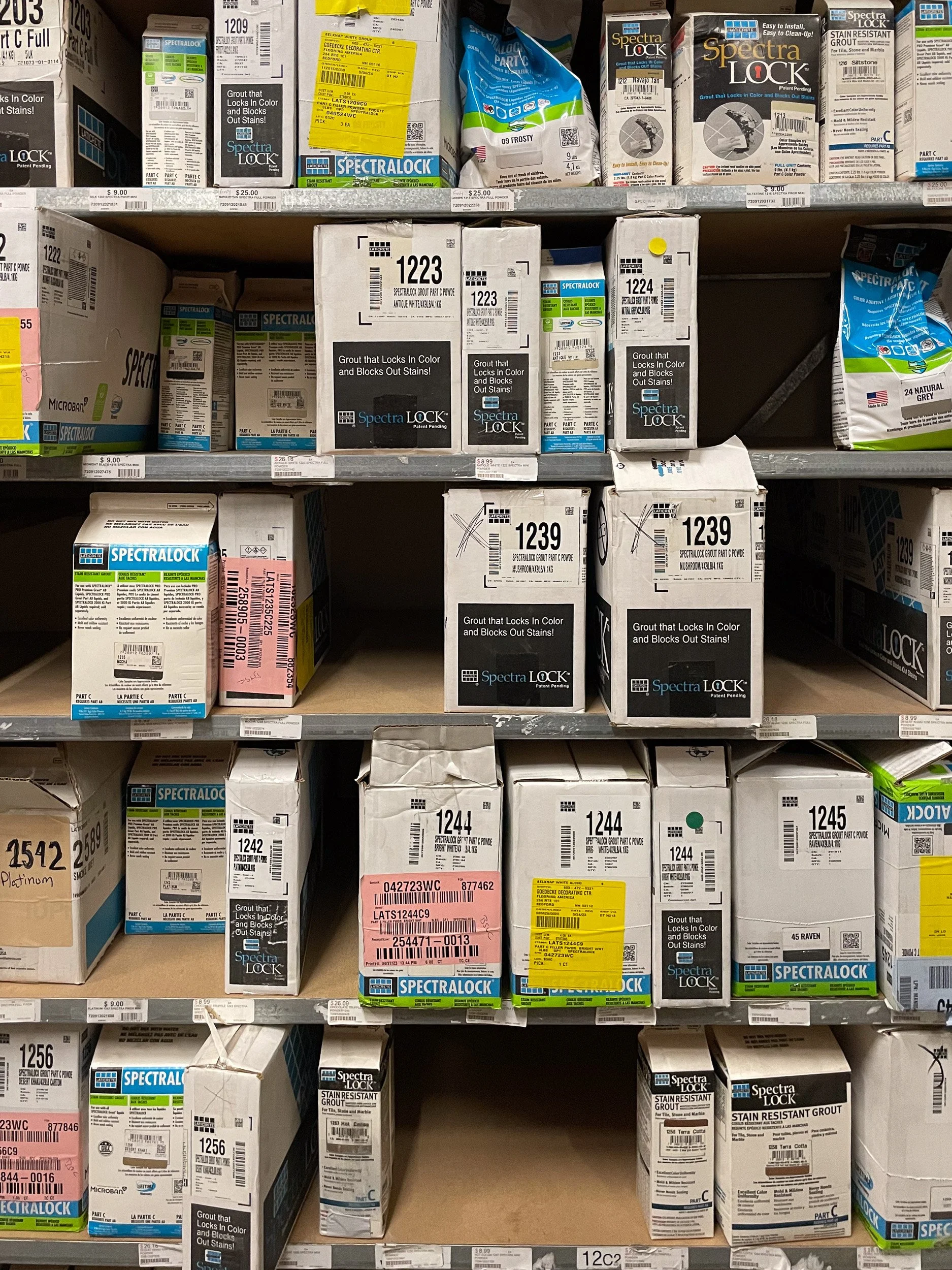Spectralock Epoxy Grout at Goedecke