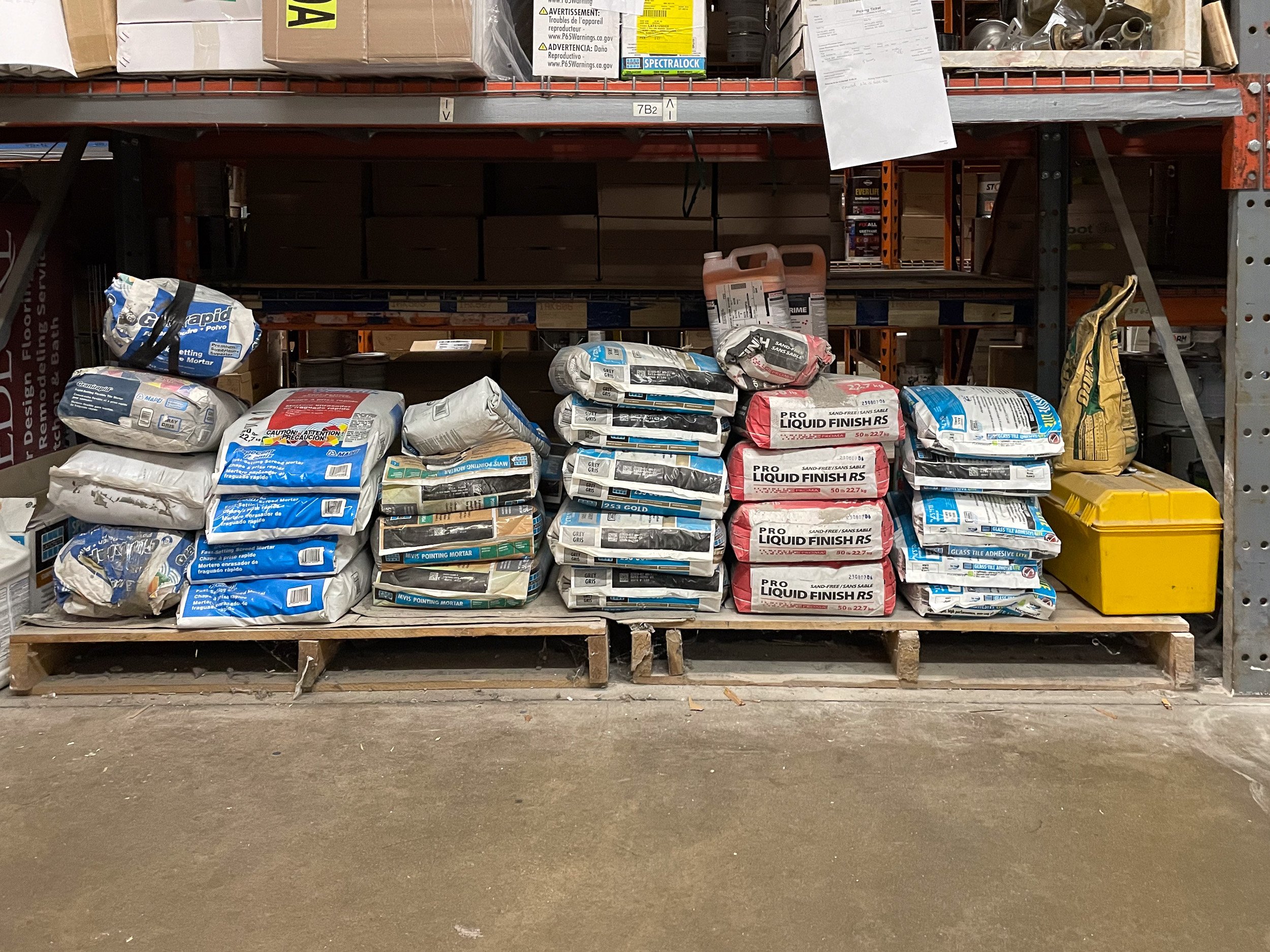 More Cement Products in the Goedecke Warehouse