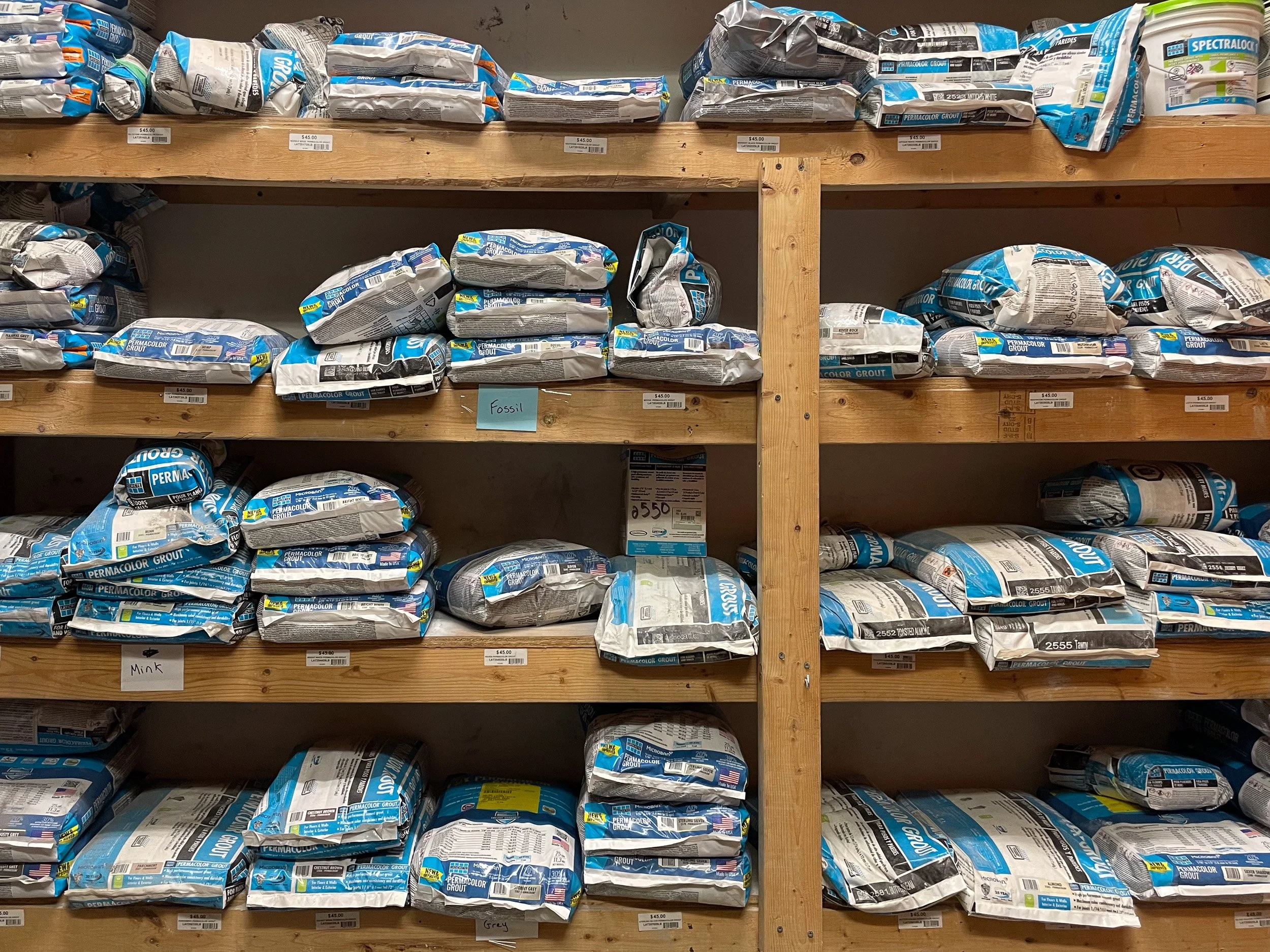 Permacolor Grout in Stock at Goedecke Design Center