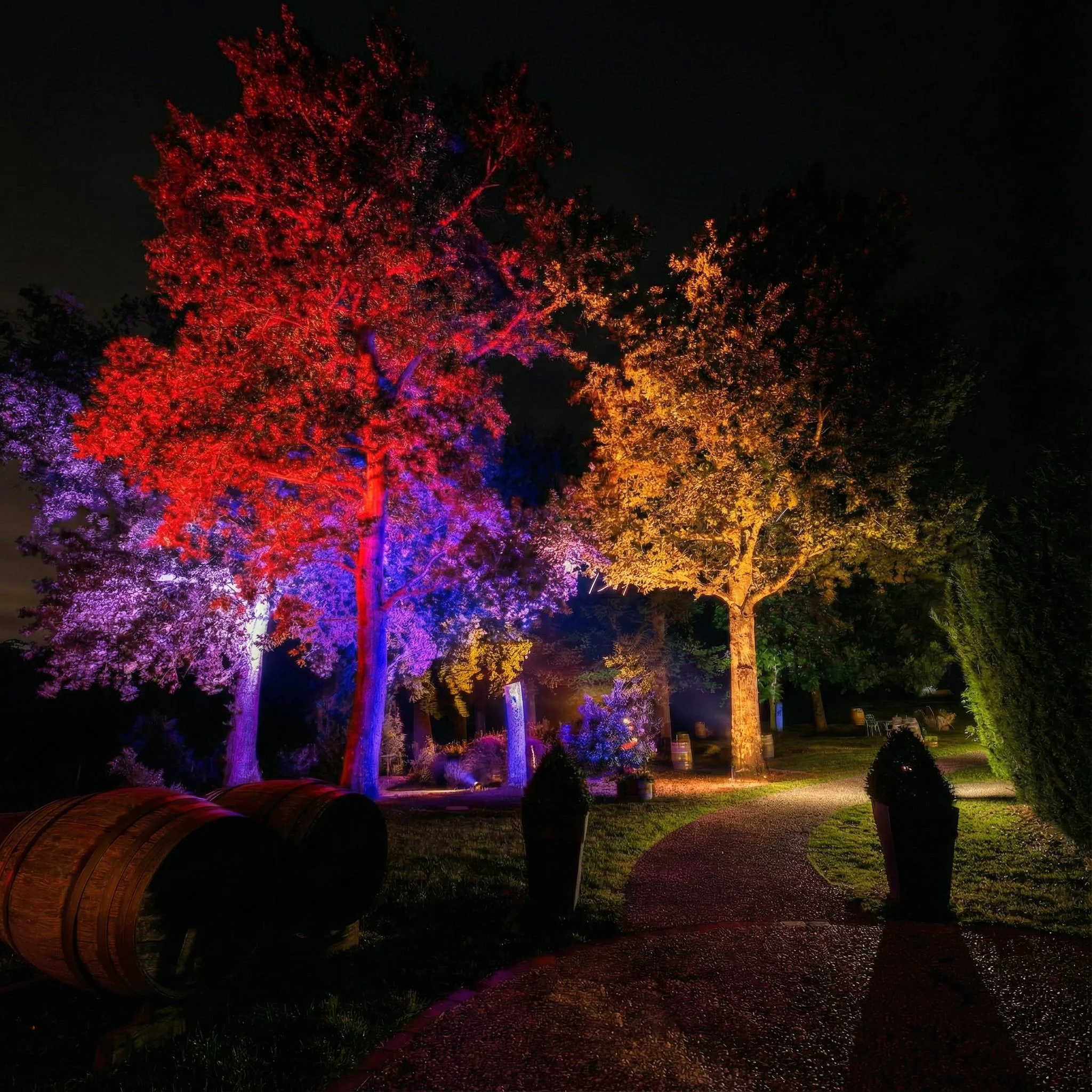 Eclairage Architectural - Château Courtade Dubuc - Benoit Faye© 