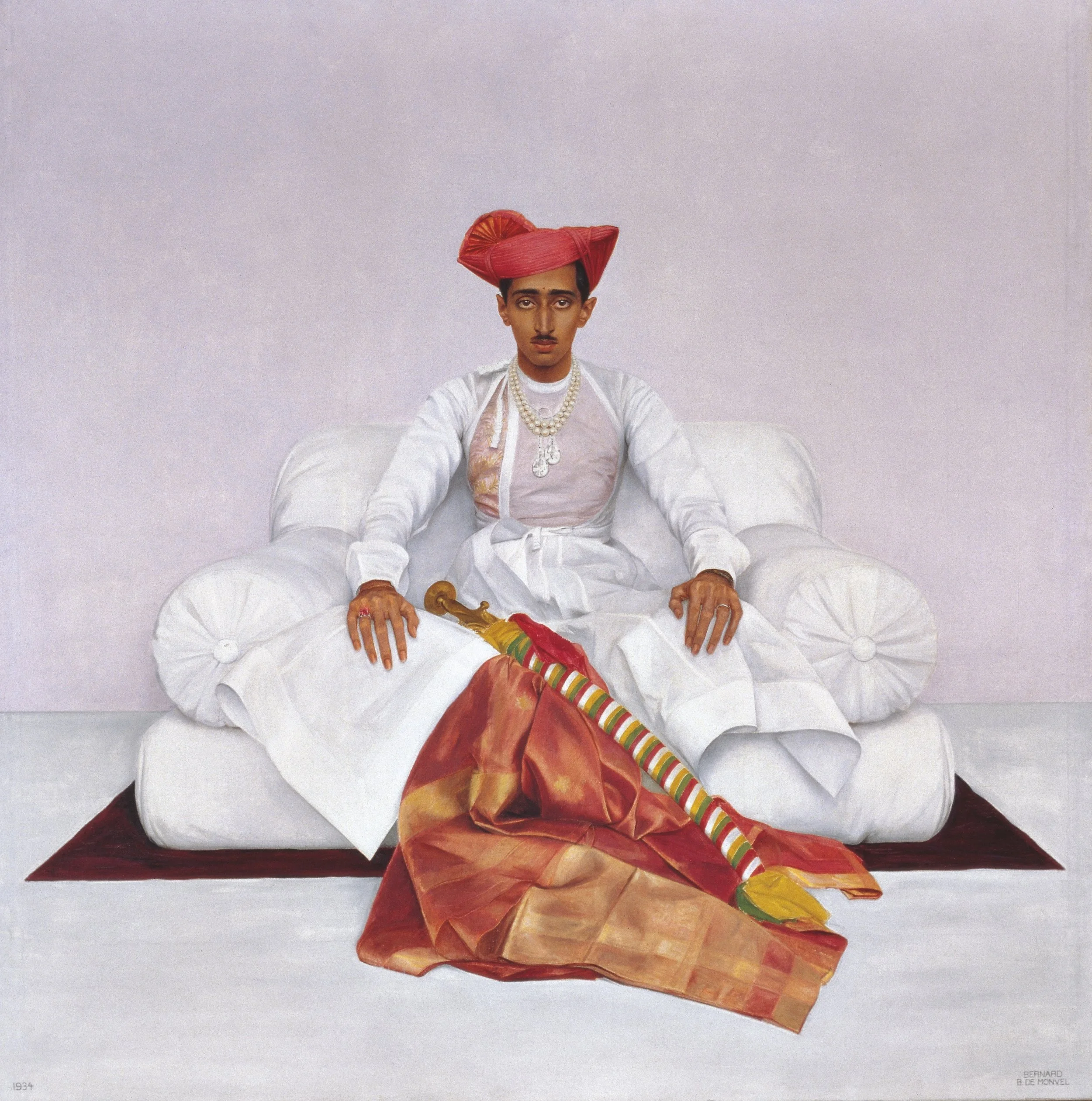 Maharajah of Indore, Bernard Boutet de Monvel, 1933-1934