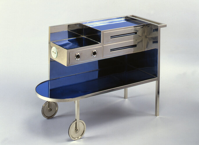 Electrified mobile dressing table, Eckart Muthesius, ca 1930