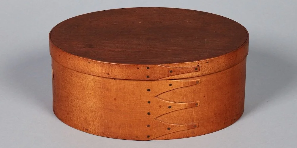 Oval box, Mount Lebanon, NY, 1860 Shaker Museum, Chatham, New York