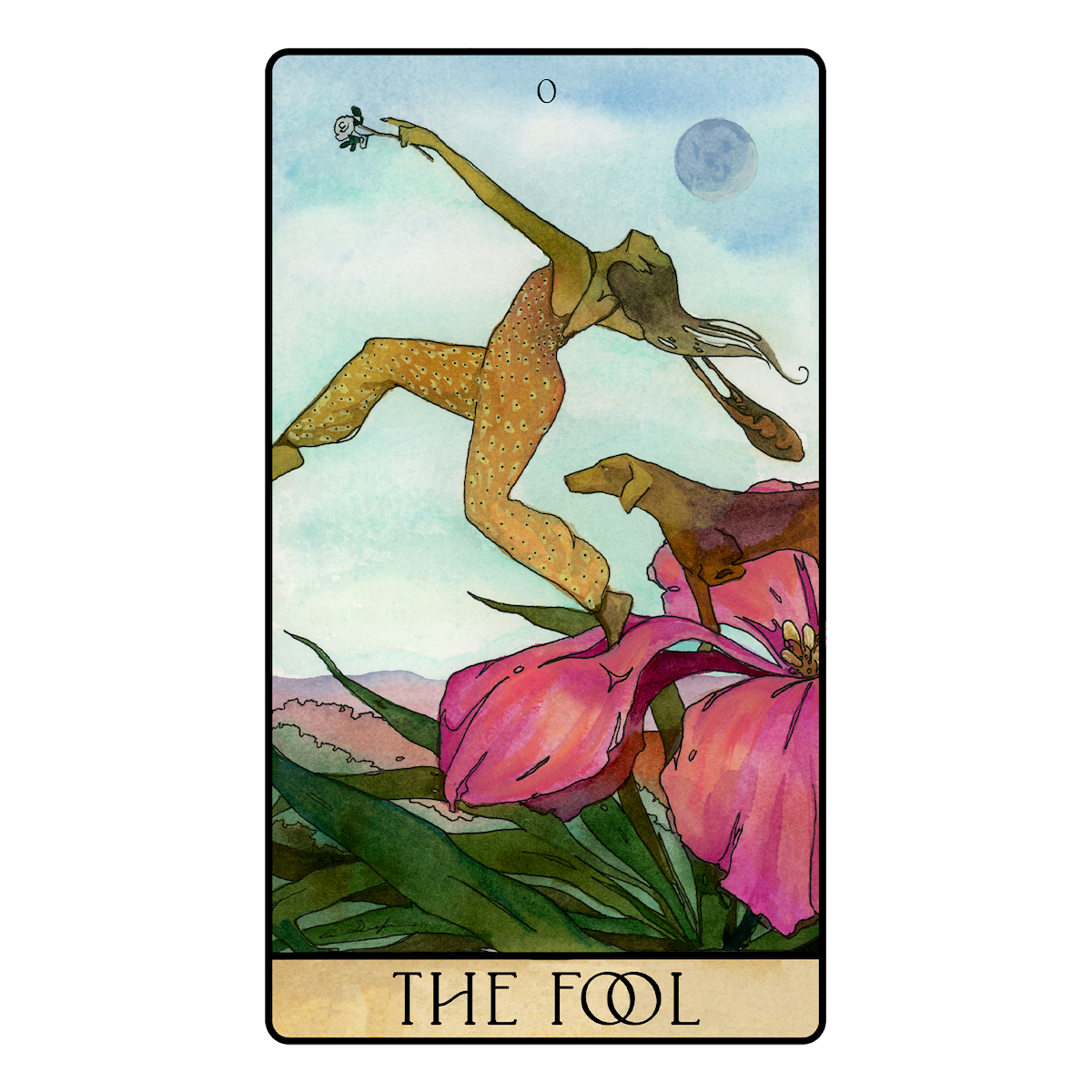 The Fool by Andrea Durfee Tarot Card Print.png
