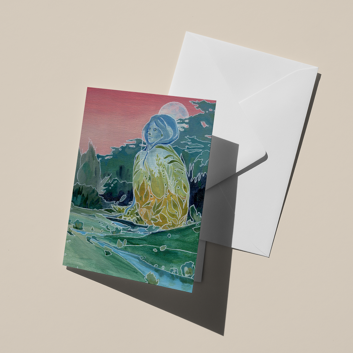 Seer goddess artist greeting card by andrea durfee wholesale.png