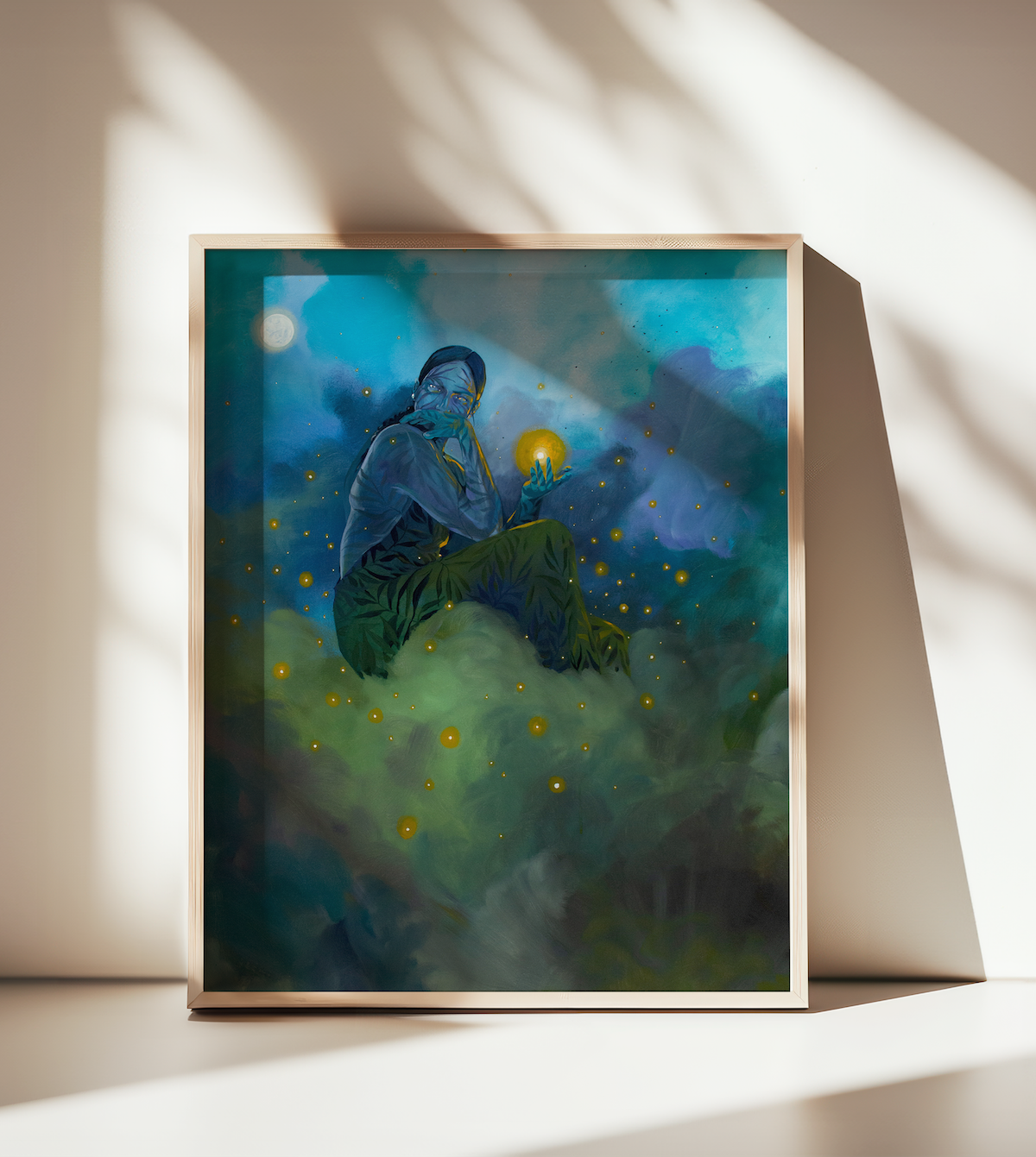 Sentry goddess fine art print by andrea durfee framed.png