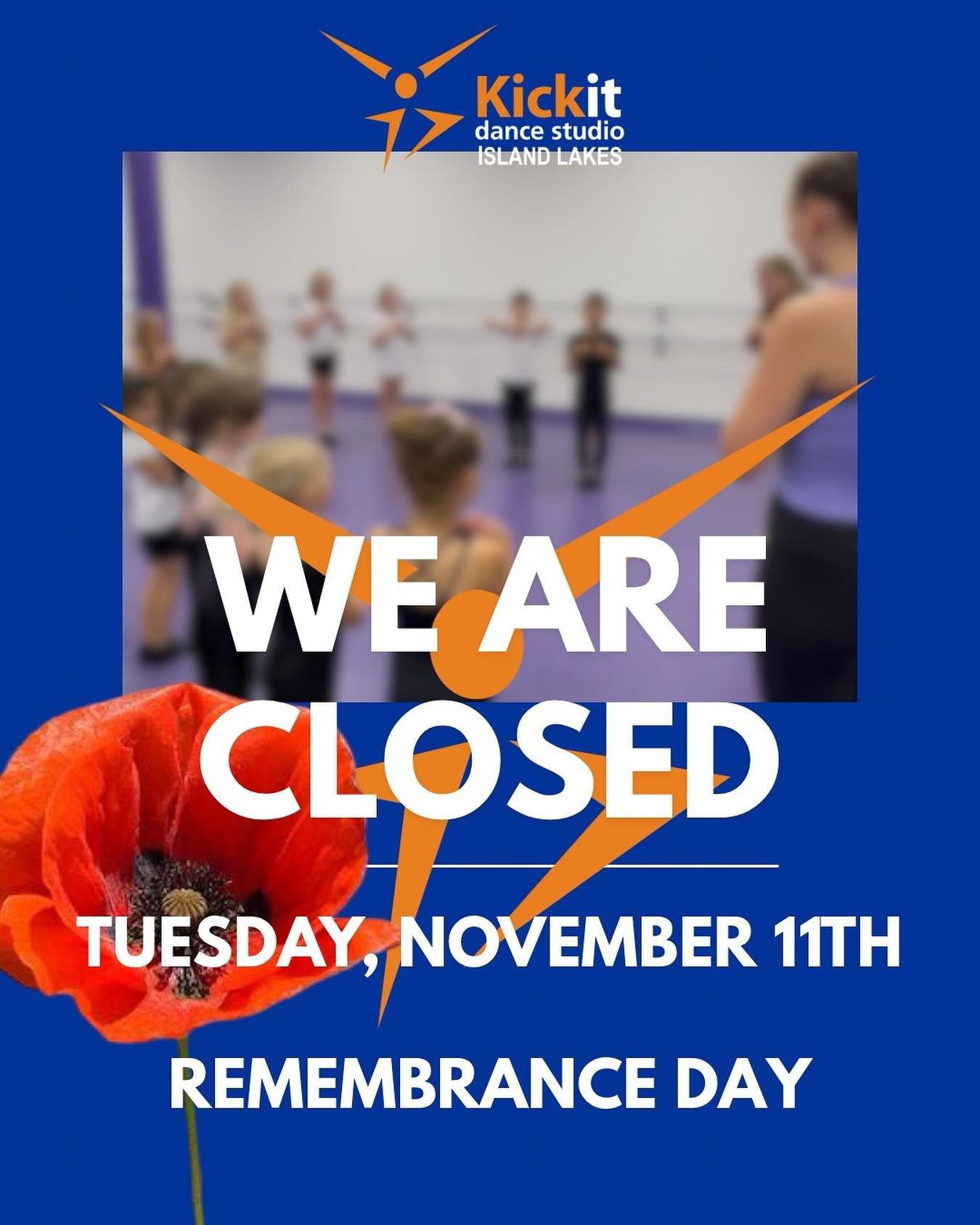 There will be no classes today for Remembrance Day. 

Thank you to all who have served and continue to serve our country!