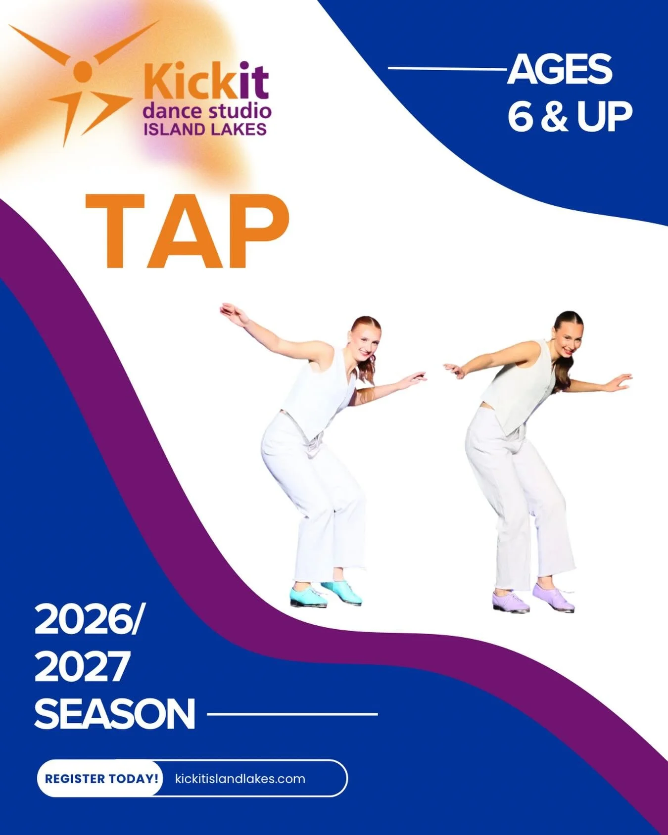 ✨Join us for our 11th season!✨

🧡Classes begin the week of September 14th for dancers ages 2 &amp; up. 

💜Discover your passion for dance!

💙Register Today!

#winnipegdance #kickitislandlakes