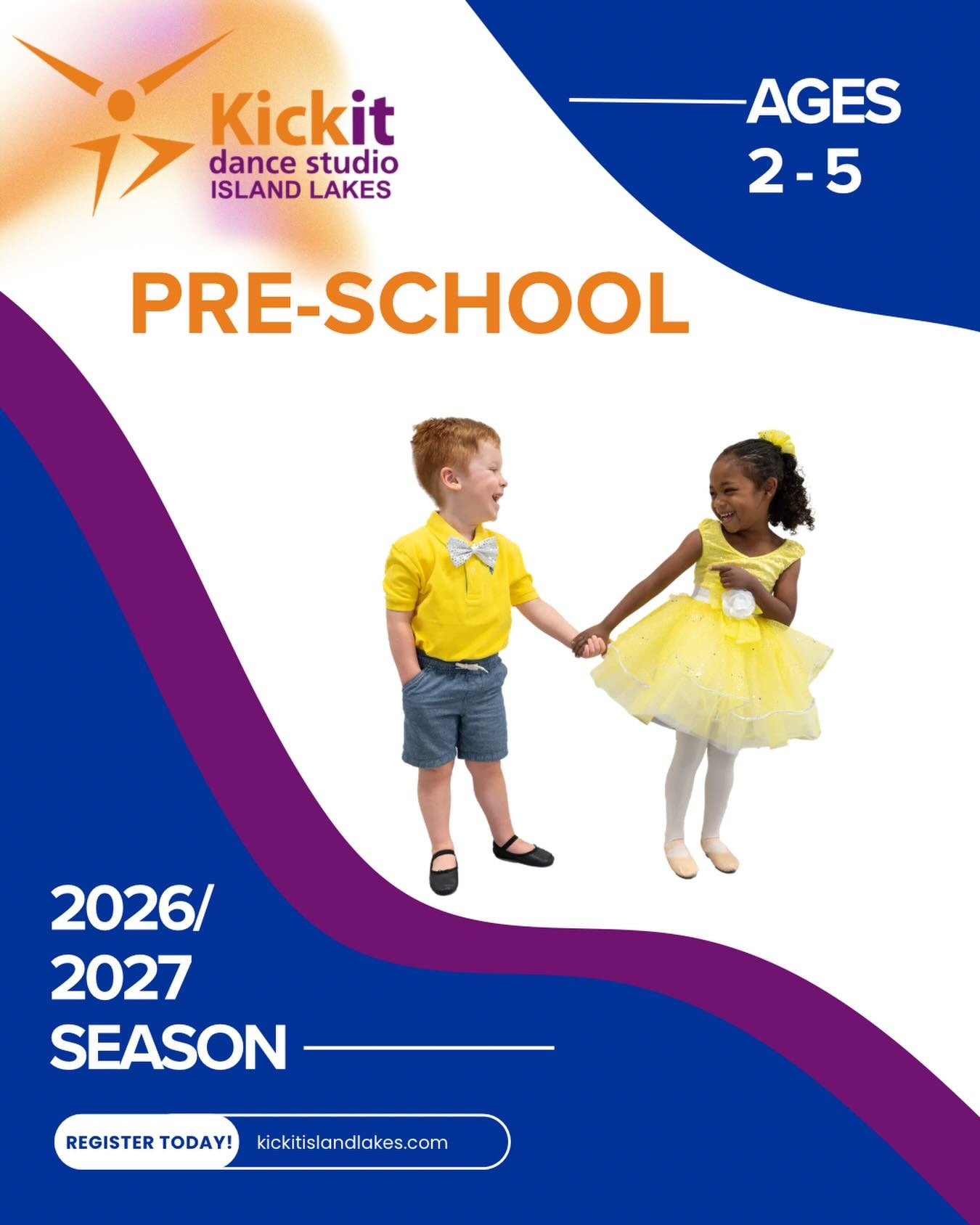 ✨Join us for our 11th season!✨

🧡Classes begin the week of September 14th for dancers ages 2 &amp; up. 

💜Discover your passion for dance!

💙Register Today!

#winnipegdance #kickitislandlakes