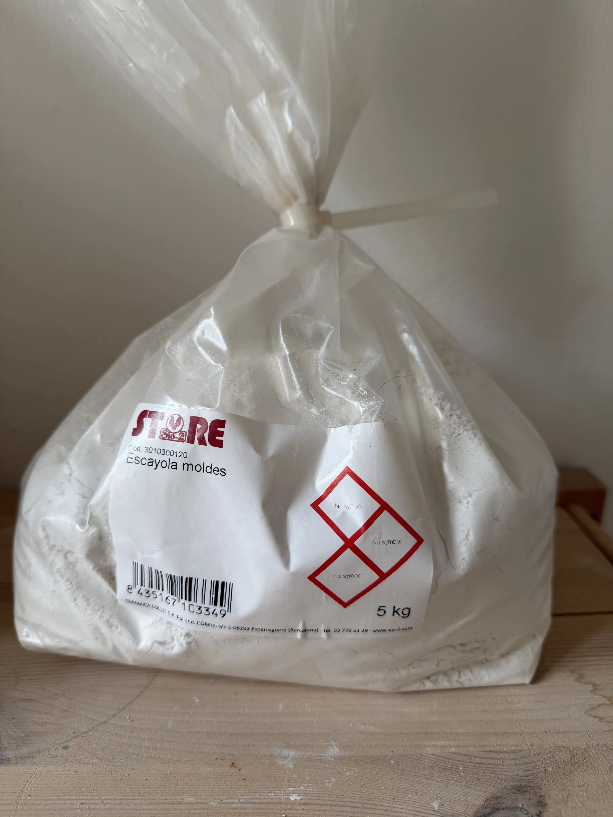 #30: plaster escayola for molds