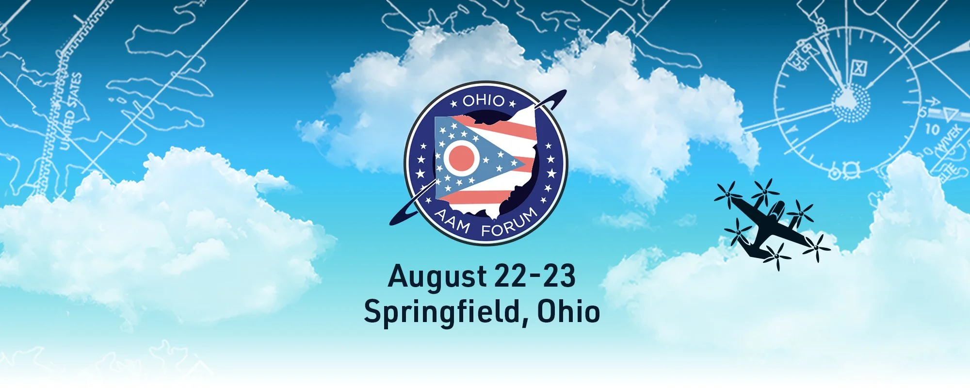 Join AURA at the National AAM Industry Forum in Springfield, Ohio on August 22 and 23