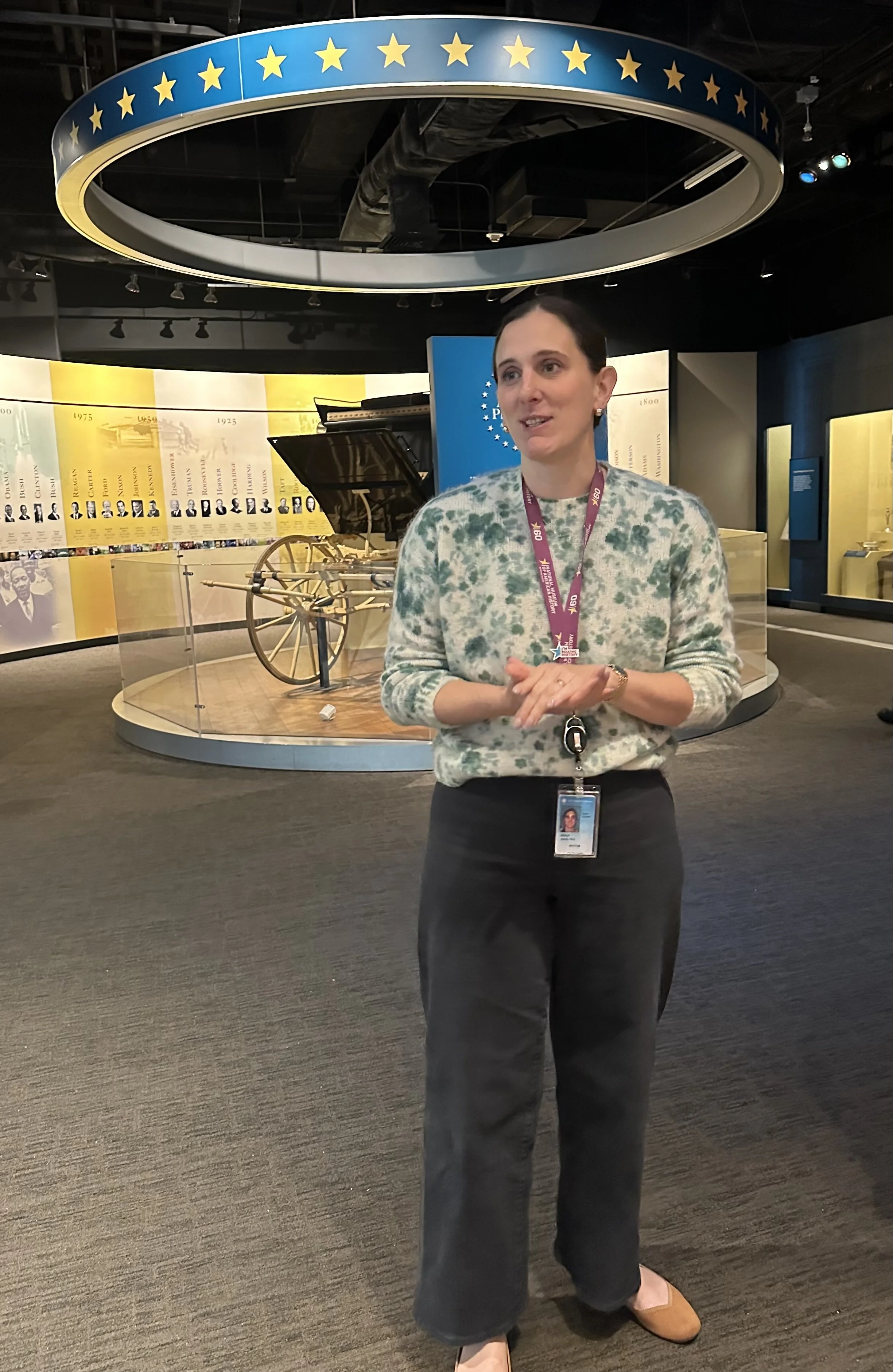 Docent Tour of Smithsonian First Ladies Exhibit