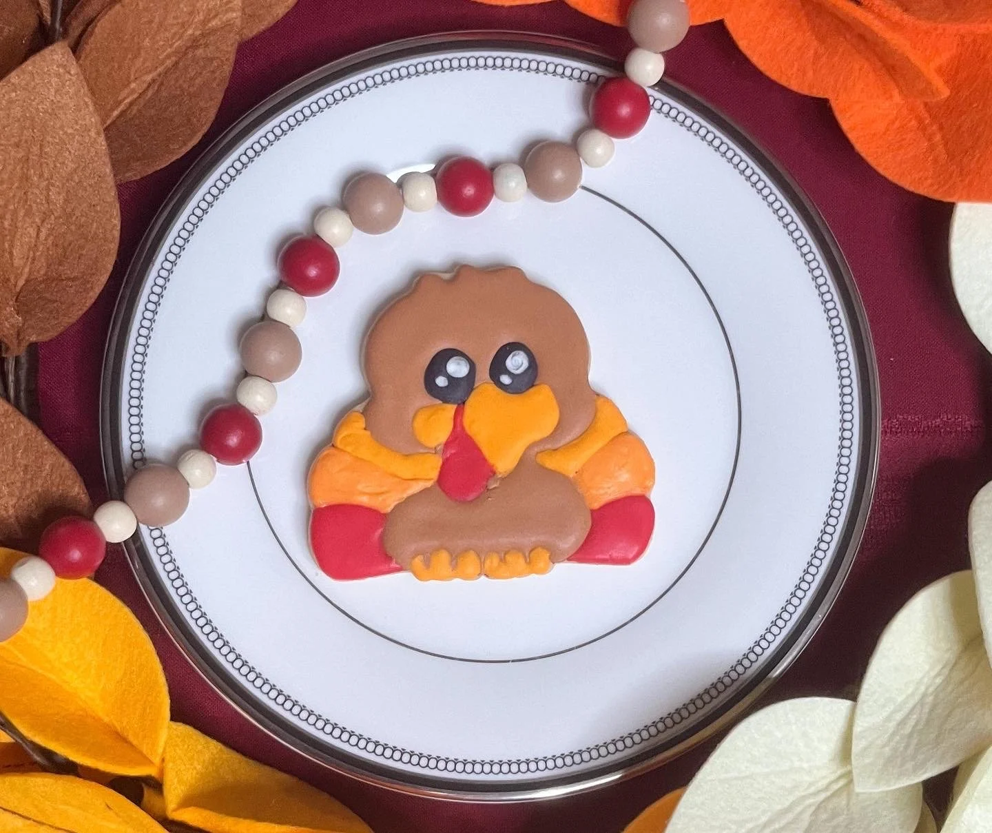 Liven up your Thanksgiving Dinner with this Place Setting; Thanksgiving Preorder 2022. Check out my Facebook for details!