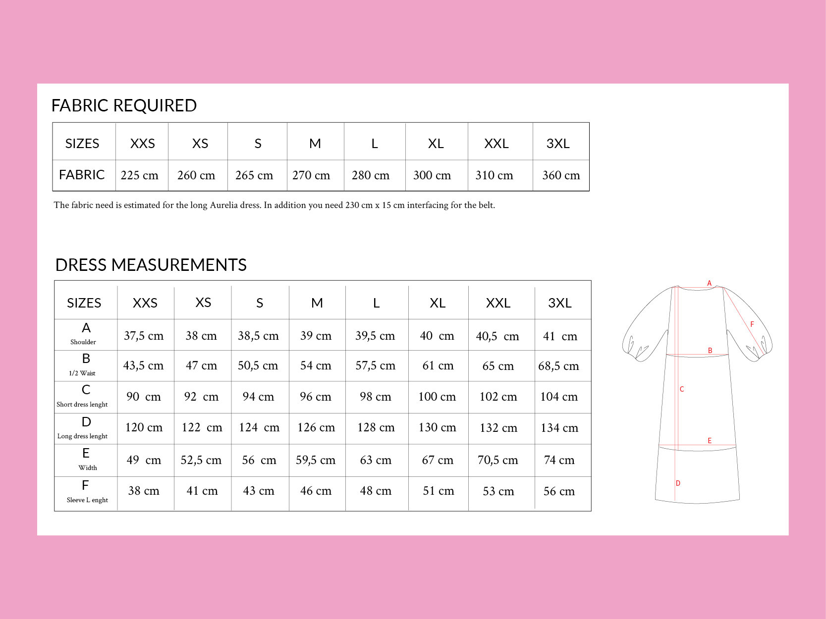 Digital Sewing Pattern KYRANA — TAUKO