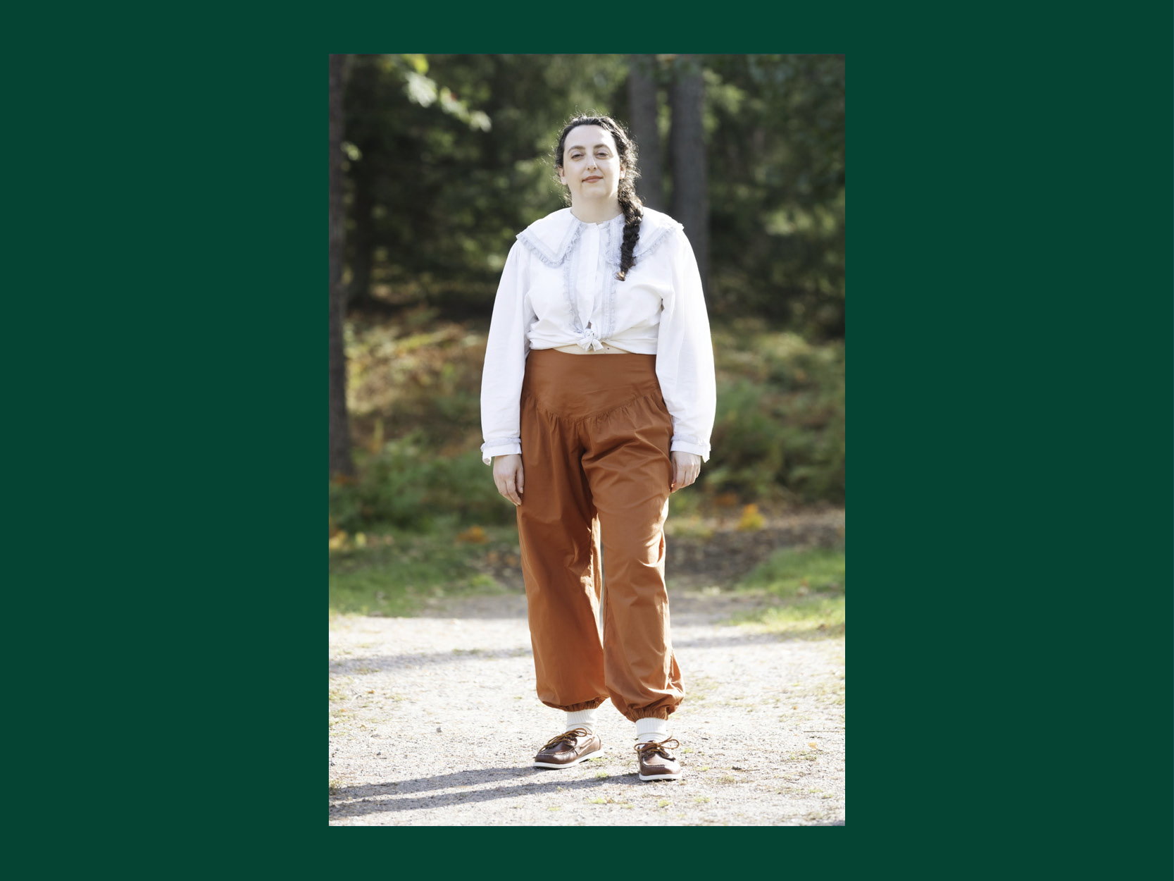 Editorial sample: Rukumani trousers, size 4