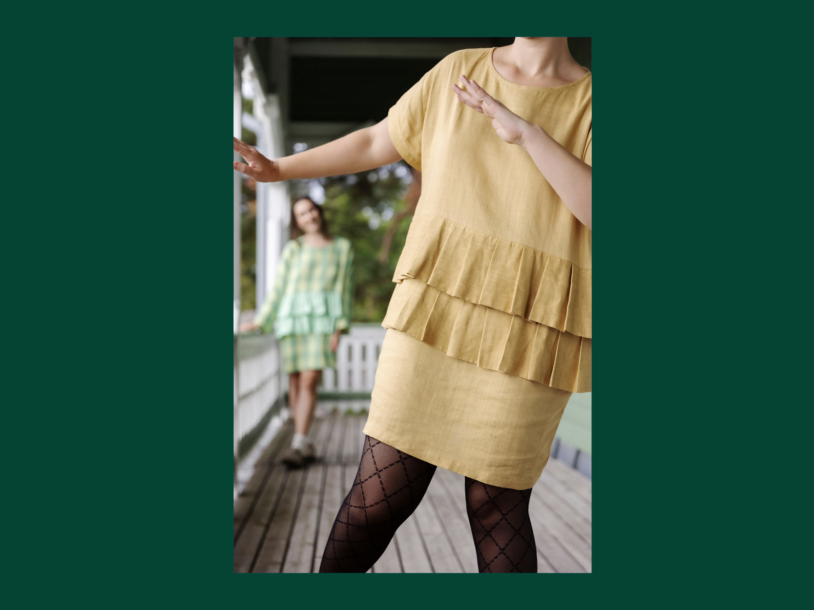 Editorial sample: More Frills pls dress, size 4