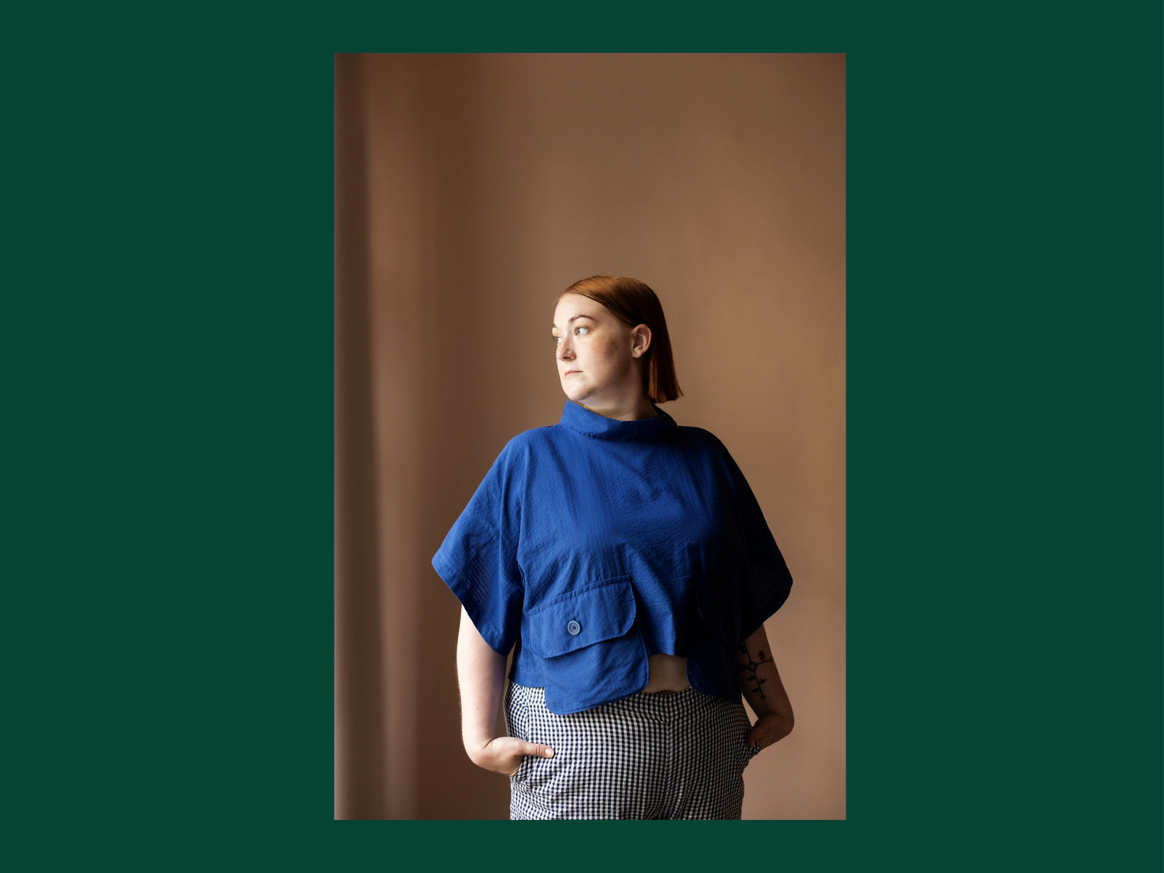 Editorial sample: Pocketop shirt, size 5