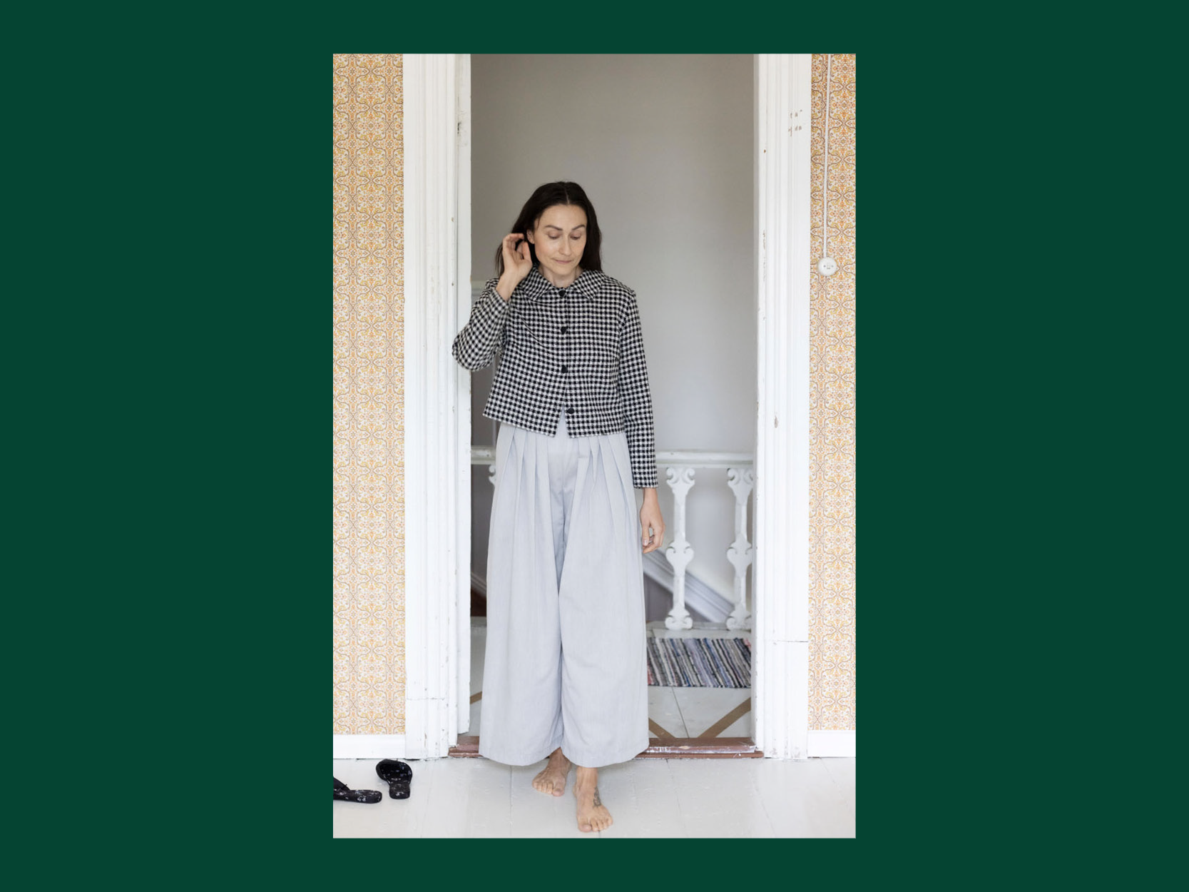 Editorial sample: Saga trousers, size 2
