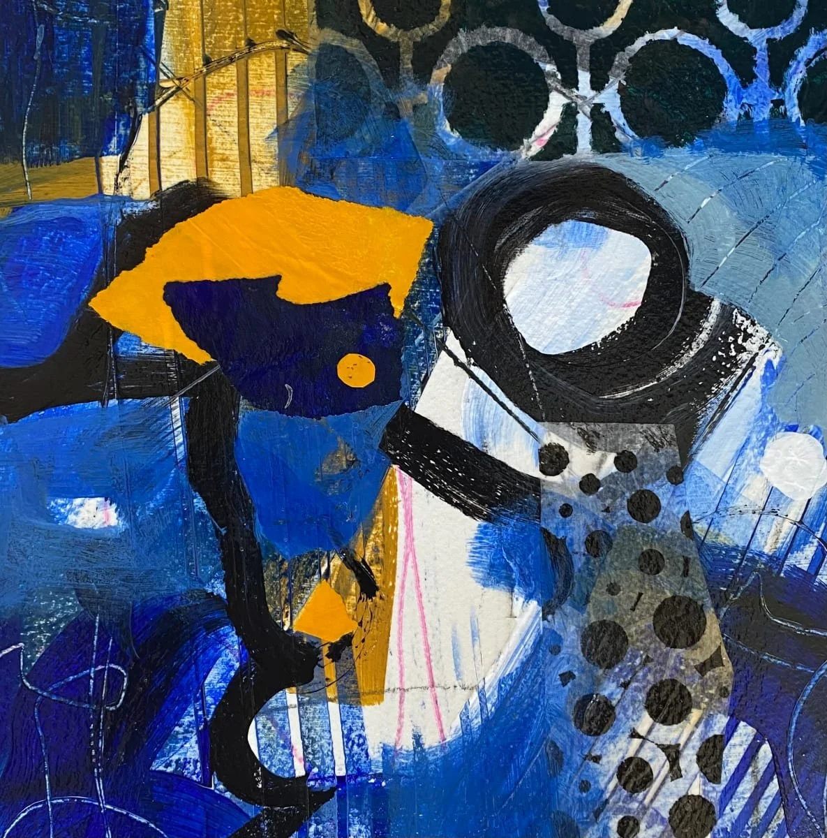 What Do You Know? 9"x 9" Acrylic on Paper 