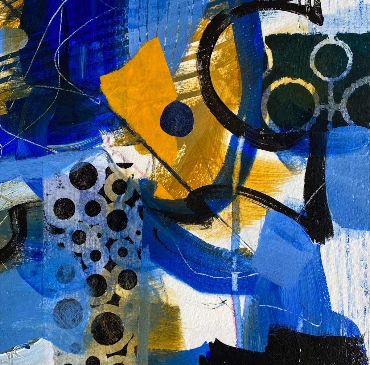 Wondering 9"x 9" Acrylic on Paper