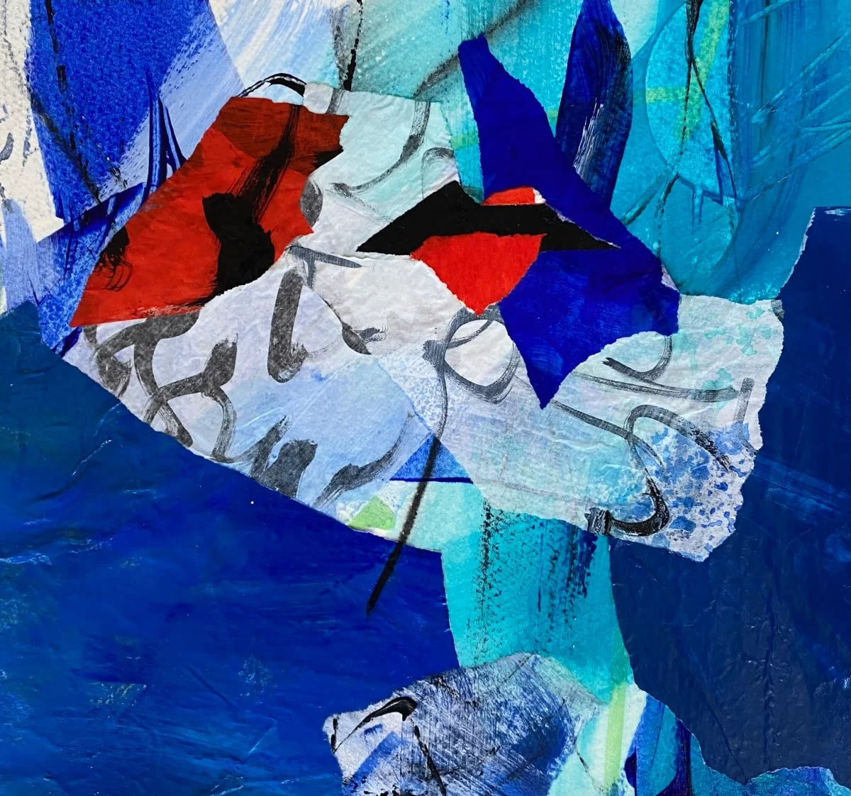 Emergent Sound 9"x 9"  Acrylic on Paper