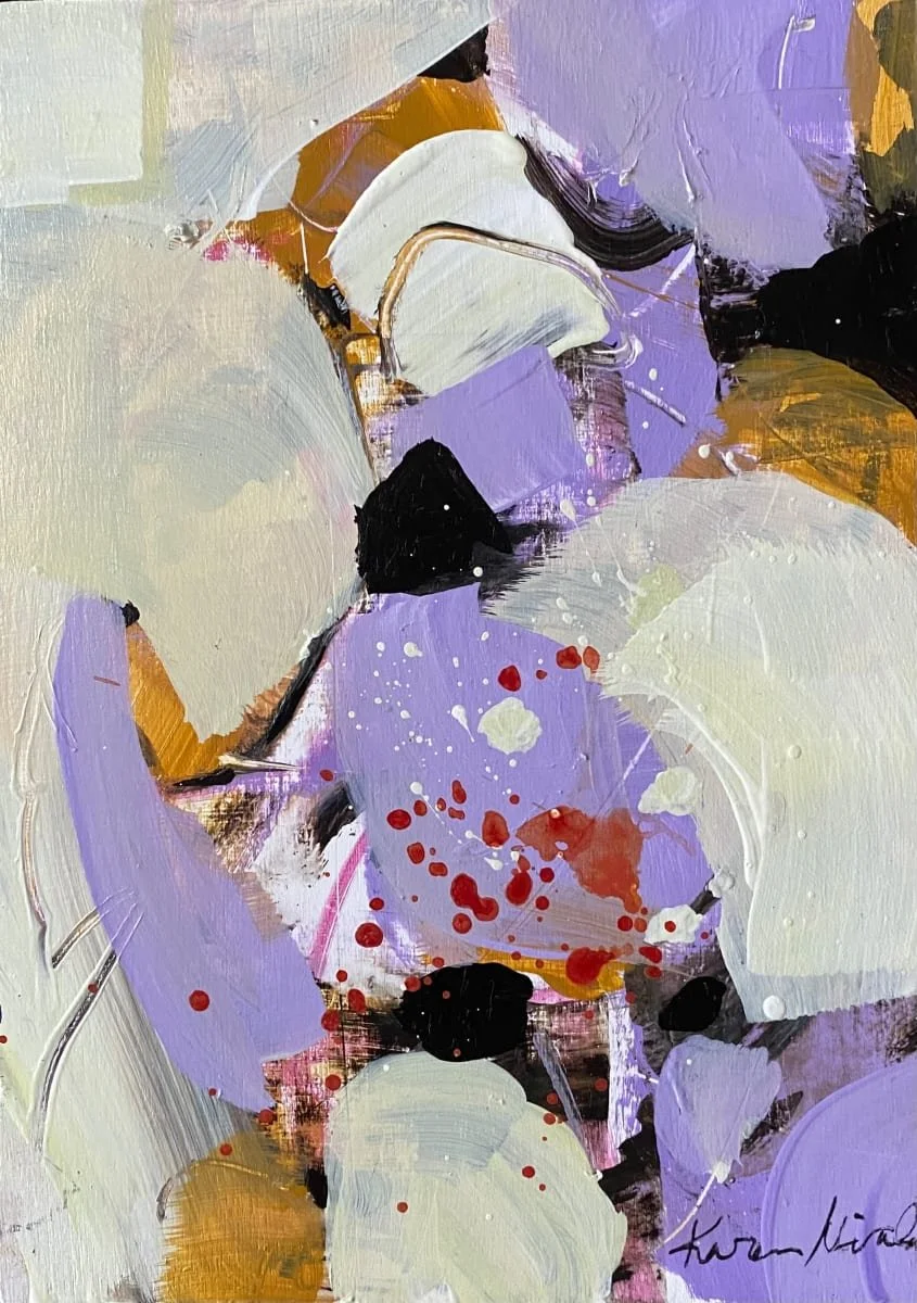 Dimensional Energies 7"x 5"x .75  Acrylic on Board