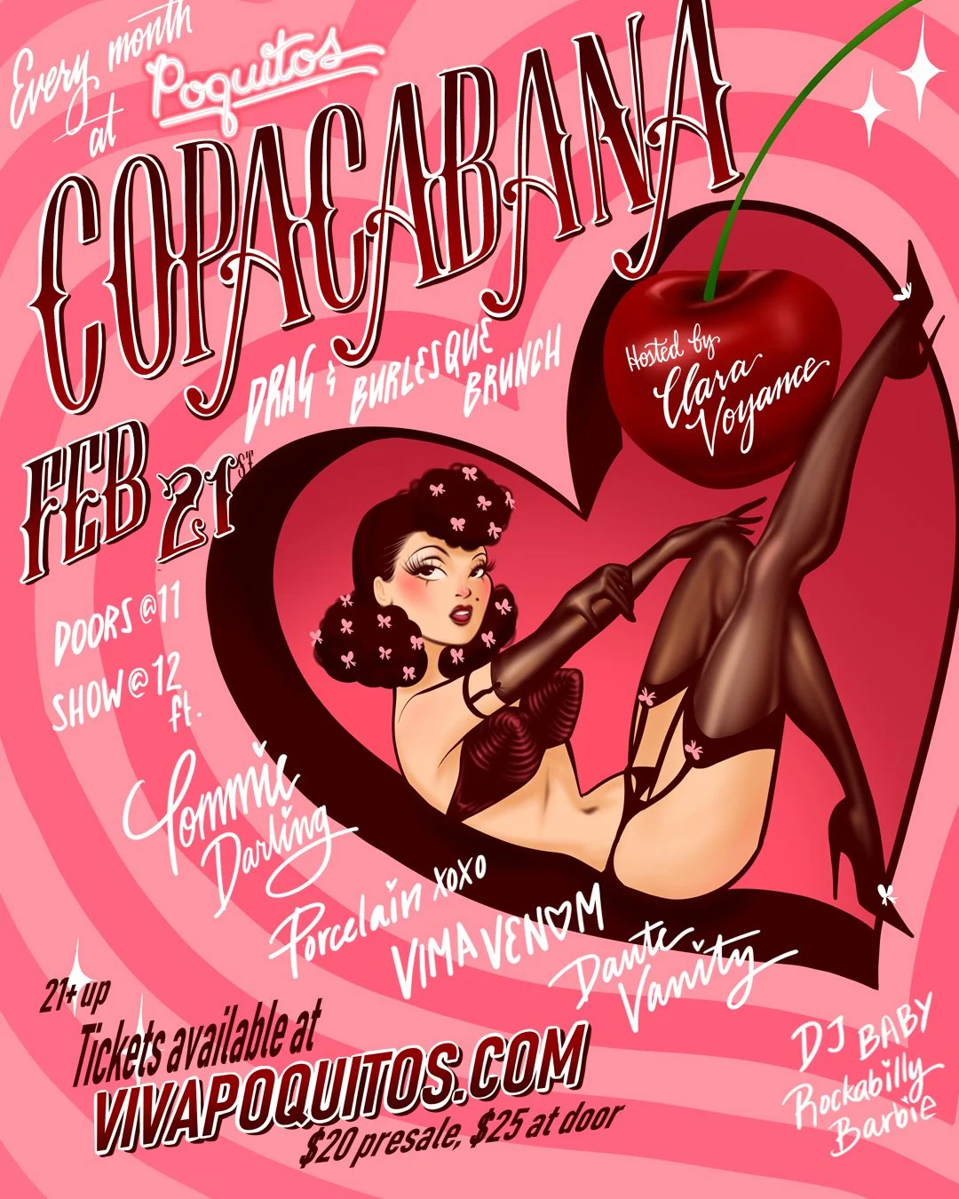 Copacabana Drag &amp; Burlesque Brunch
