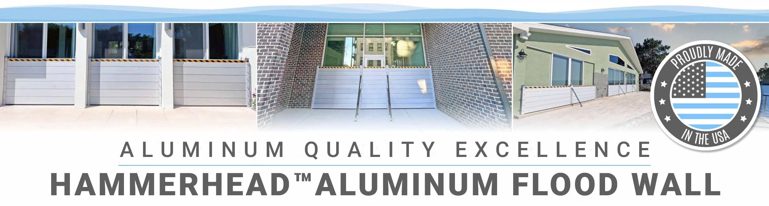 Made in America Aluminum Flood Barrier