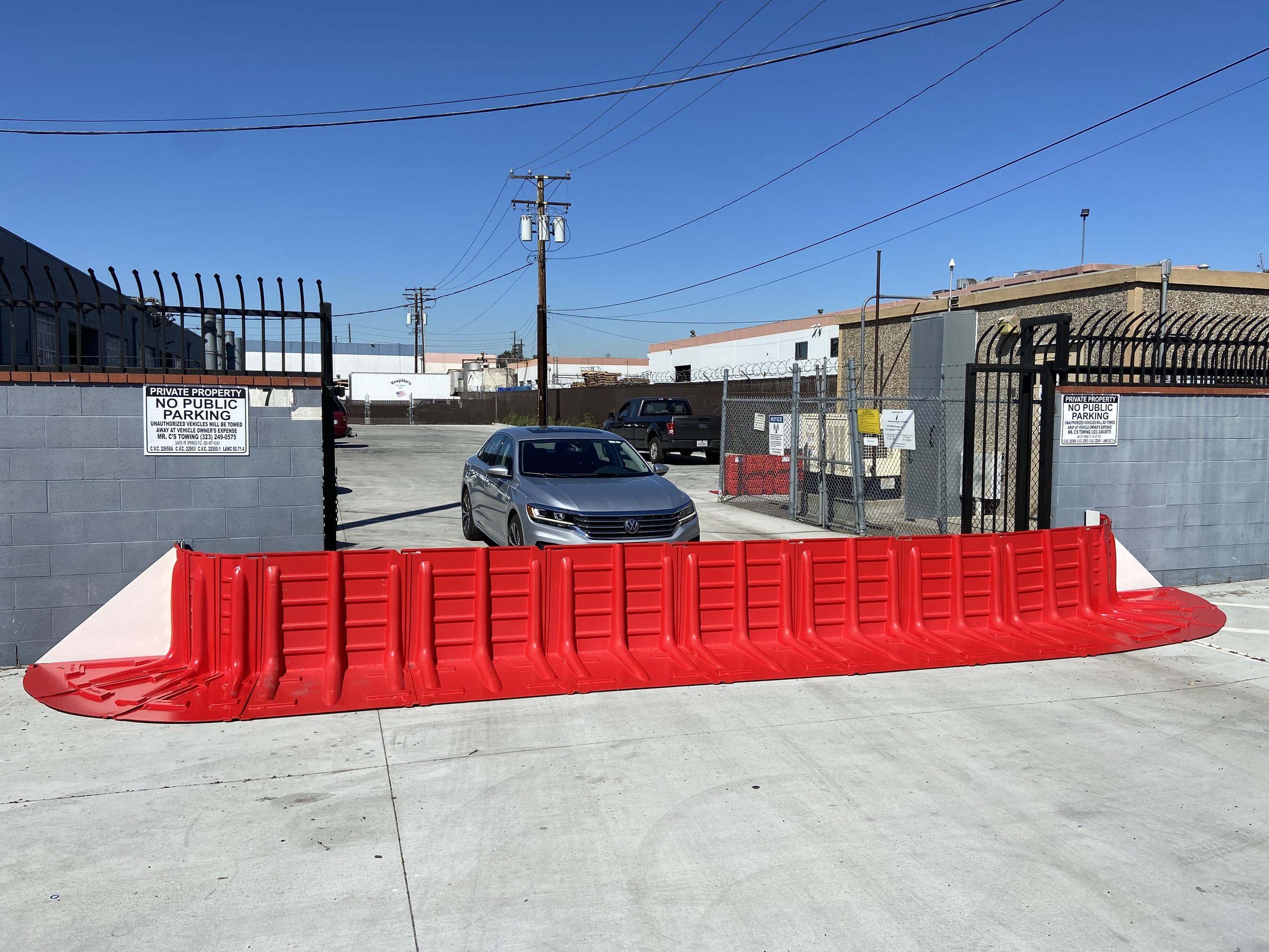 warehouse flood wall