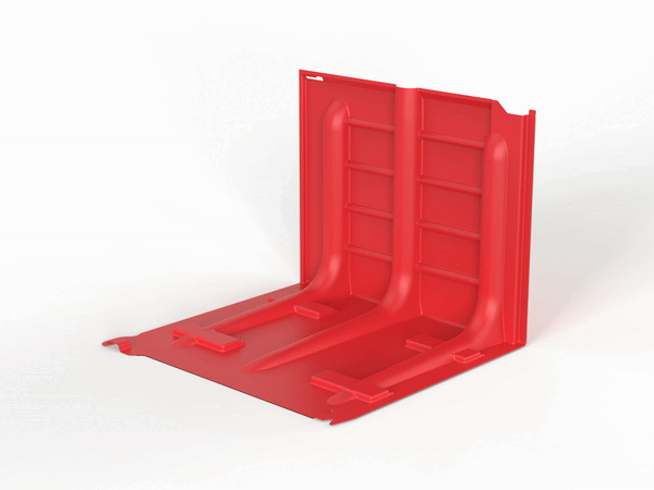 MB2-S Modular Flood barrier 360 Rotation video