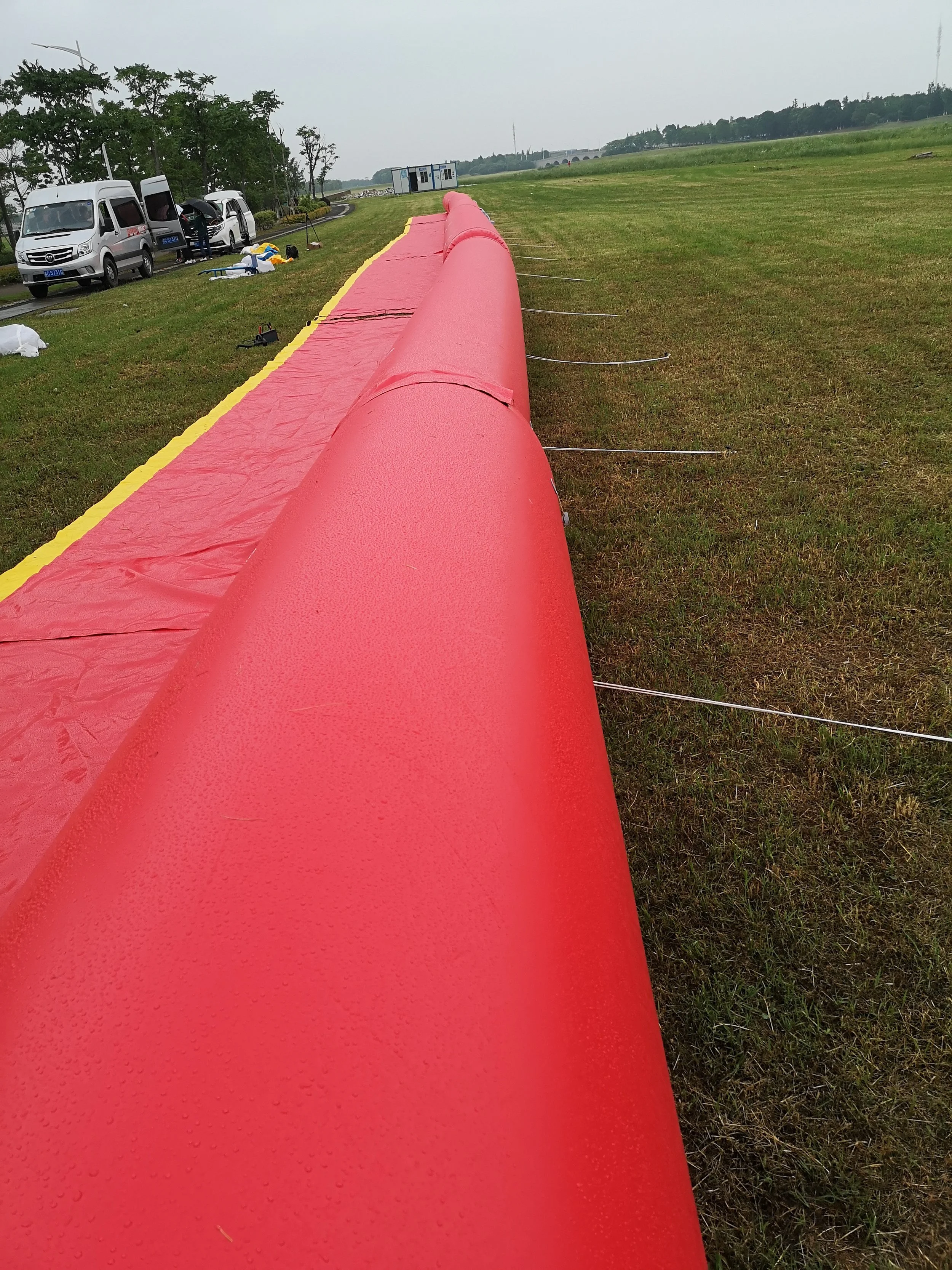 Inflatable Flood Control Barriers | Garrison Flood Control — Garrison ...