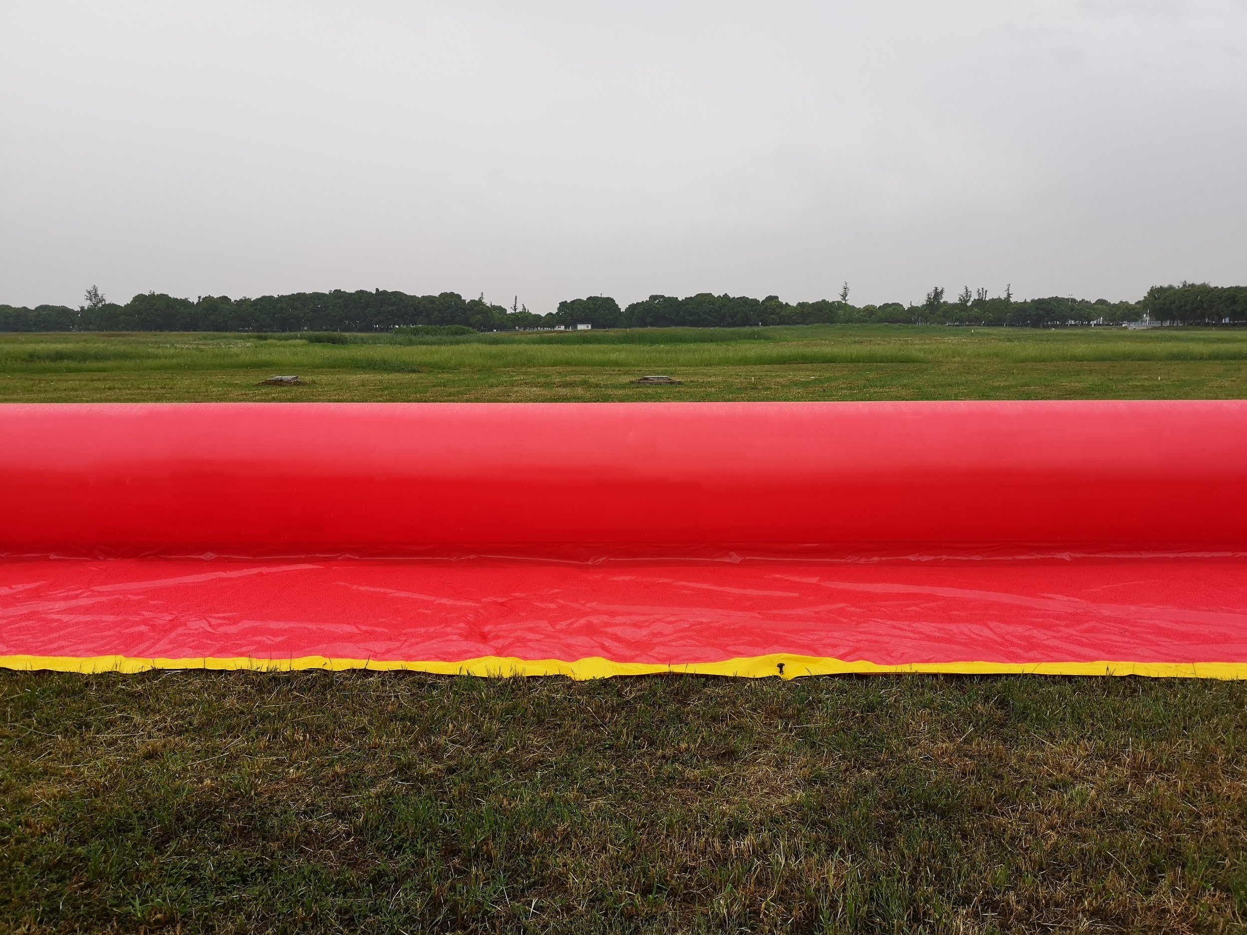 Large scale flood barriers