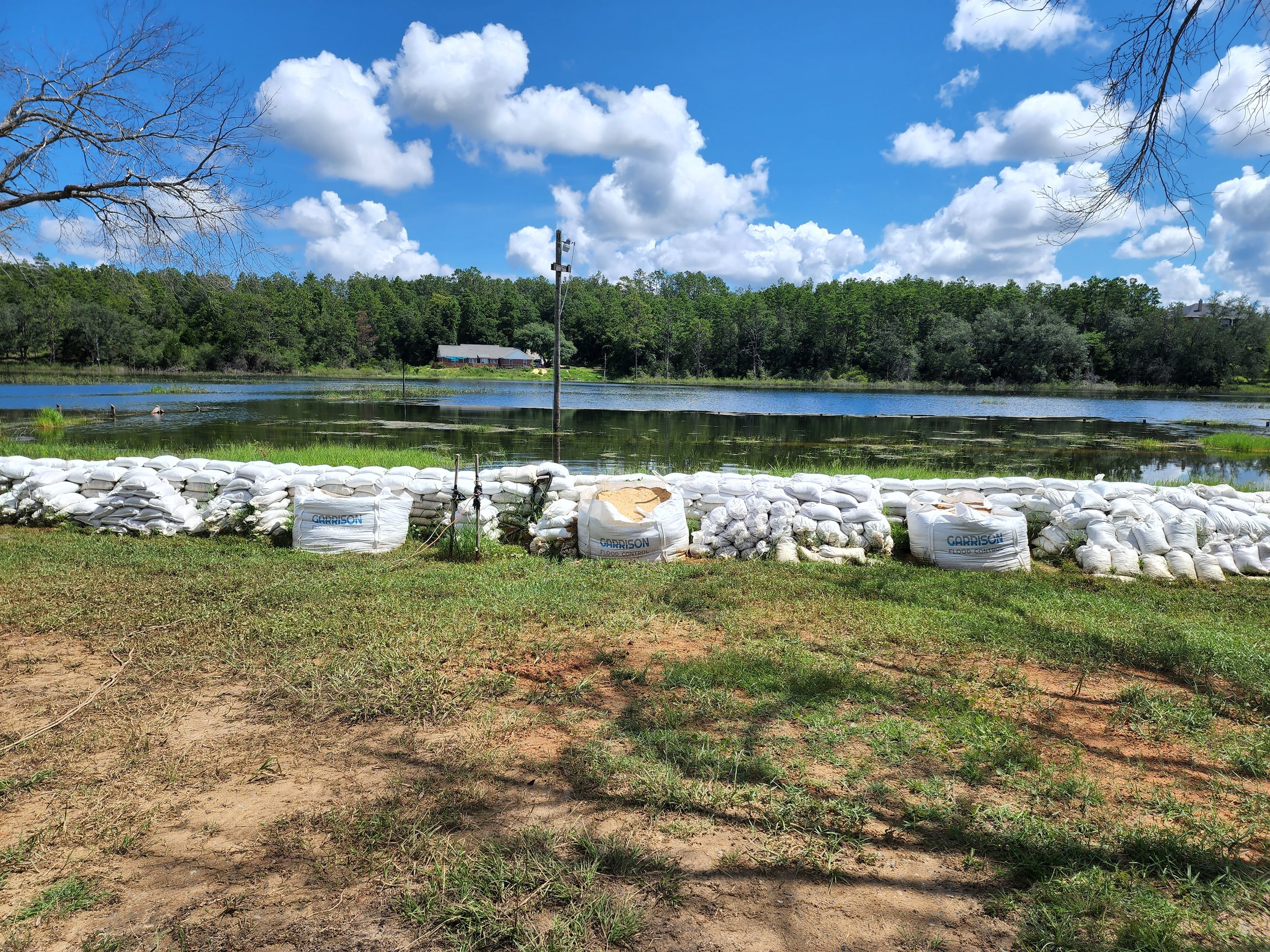 Flood Control Bags For Rising Creeks and Canals
