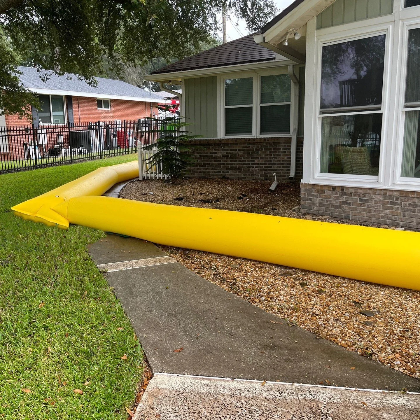 Spring Flooding Water Tubes — Garrison Flood Control