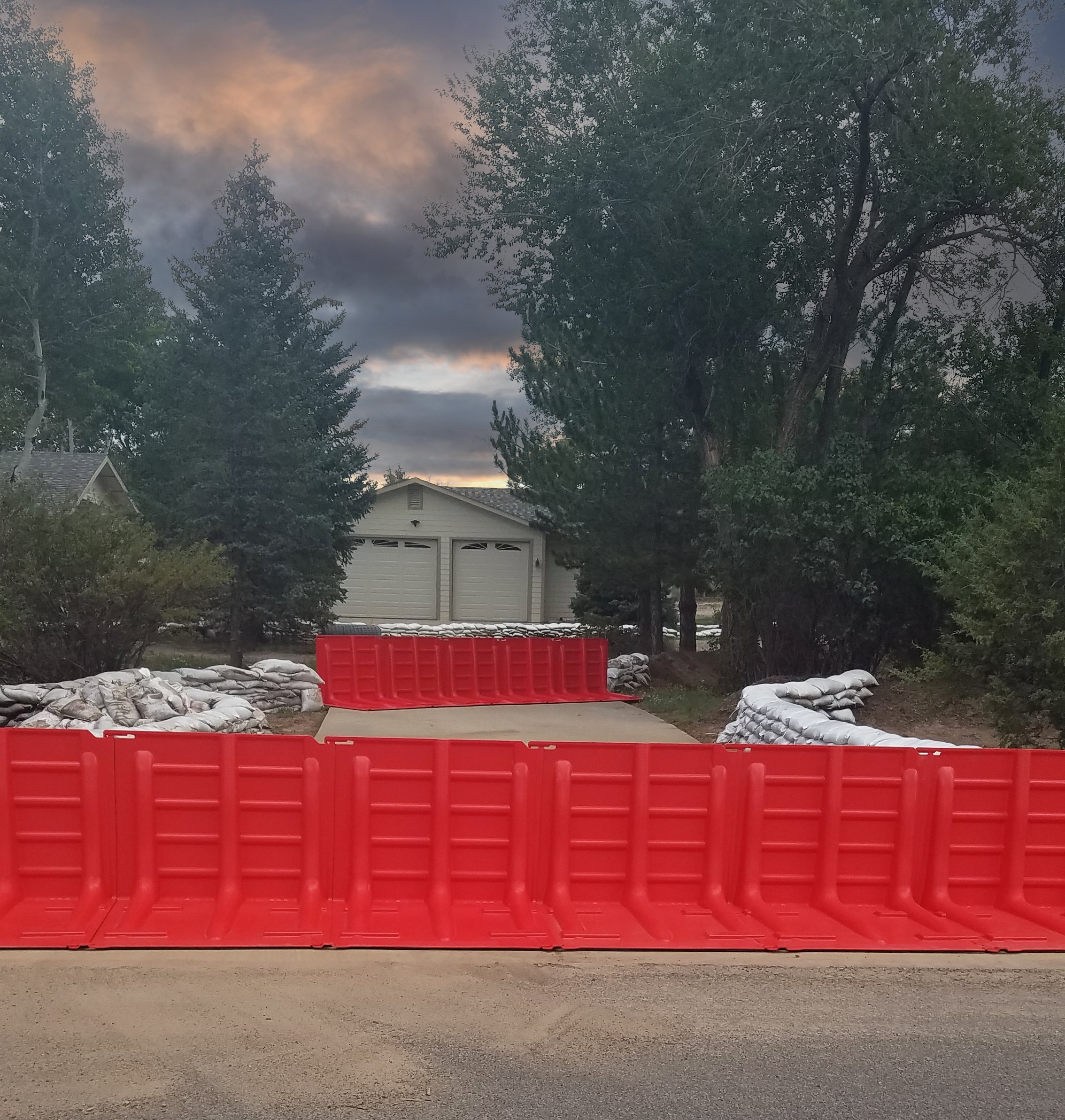 Residential Driveway Flood Protection