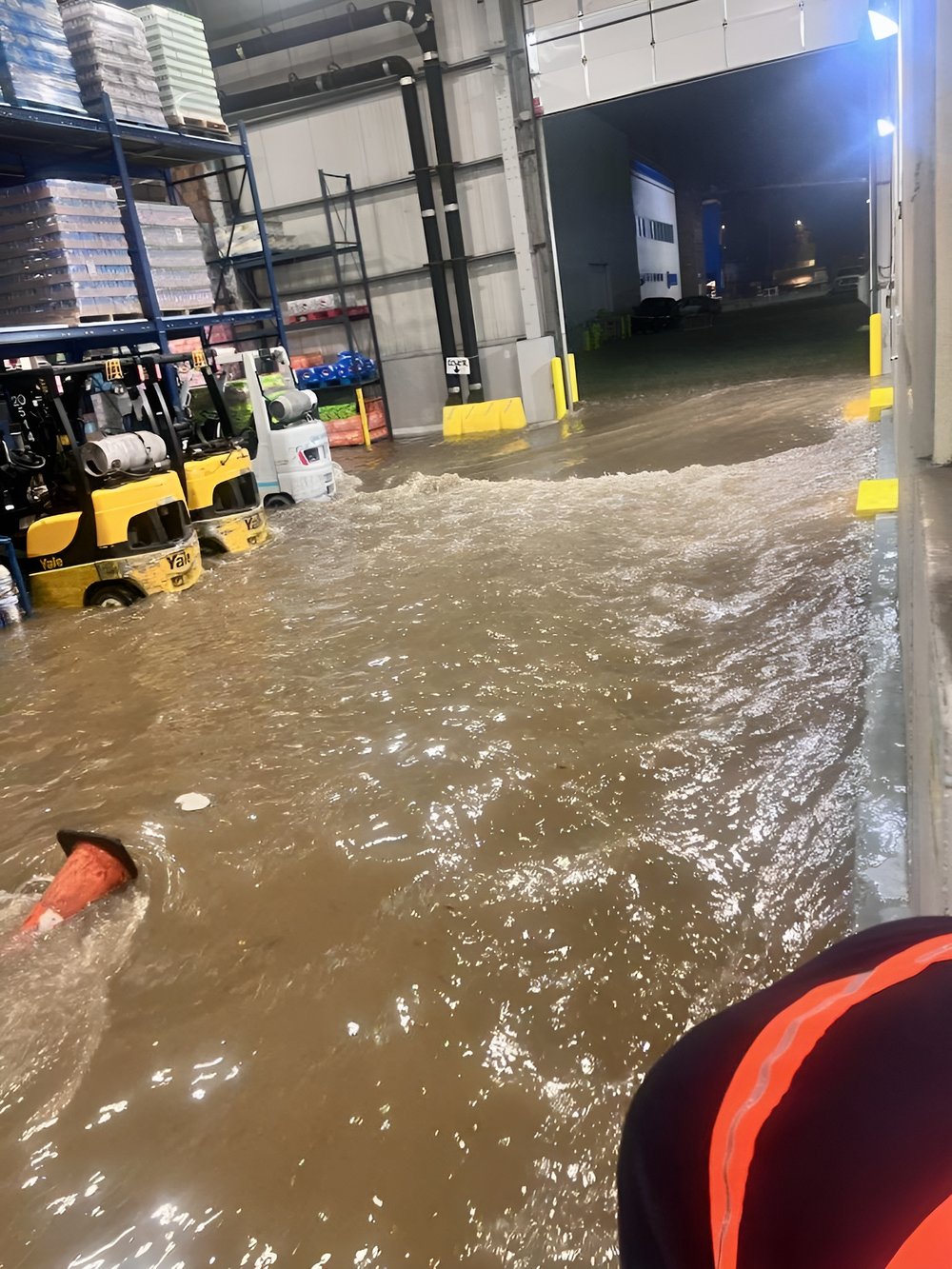warehouse distribution center flood