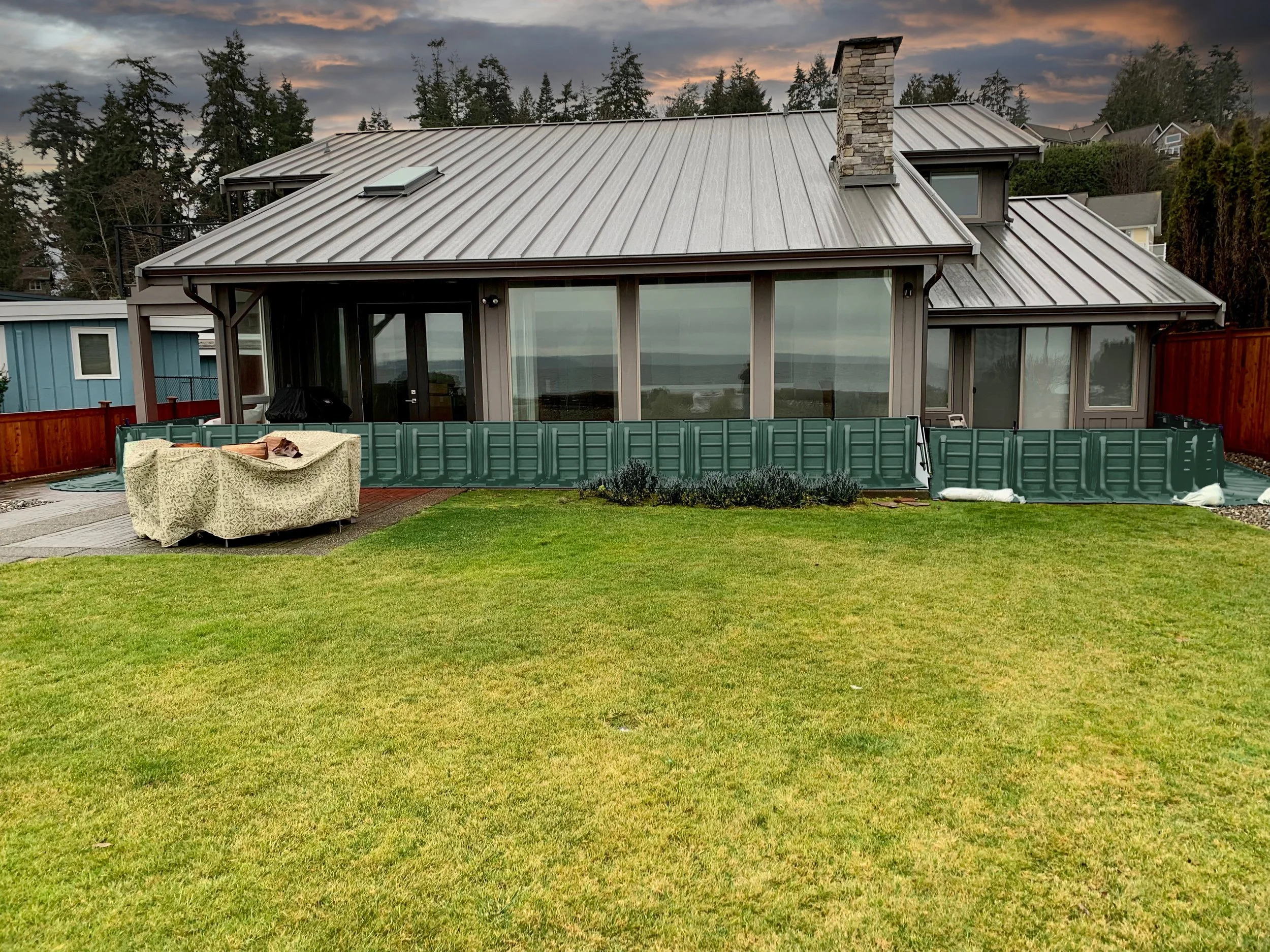 home perimeter flood defense