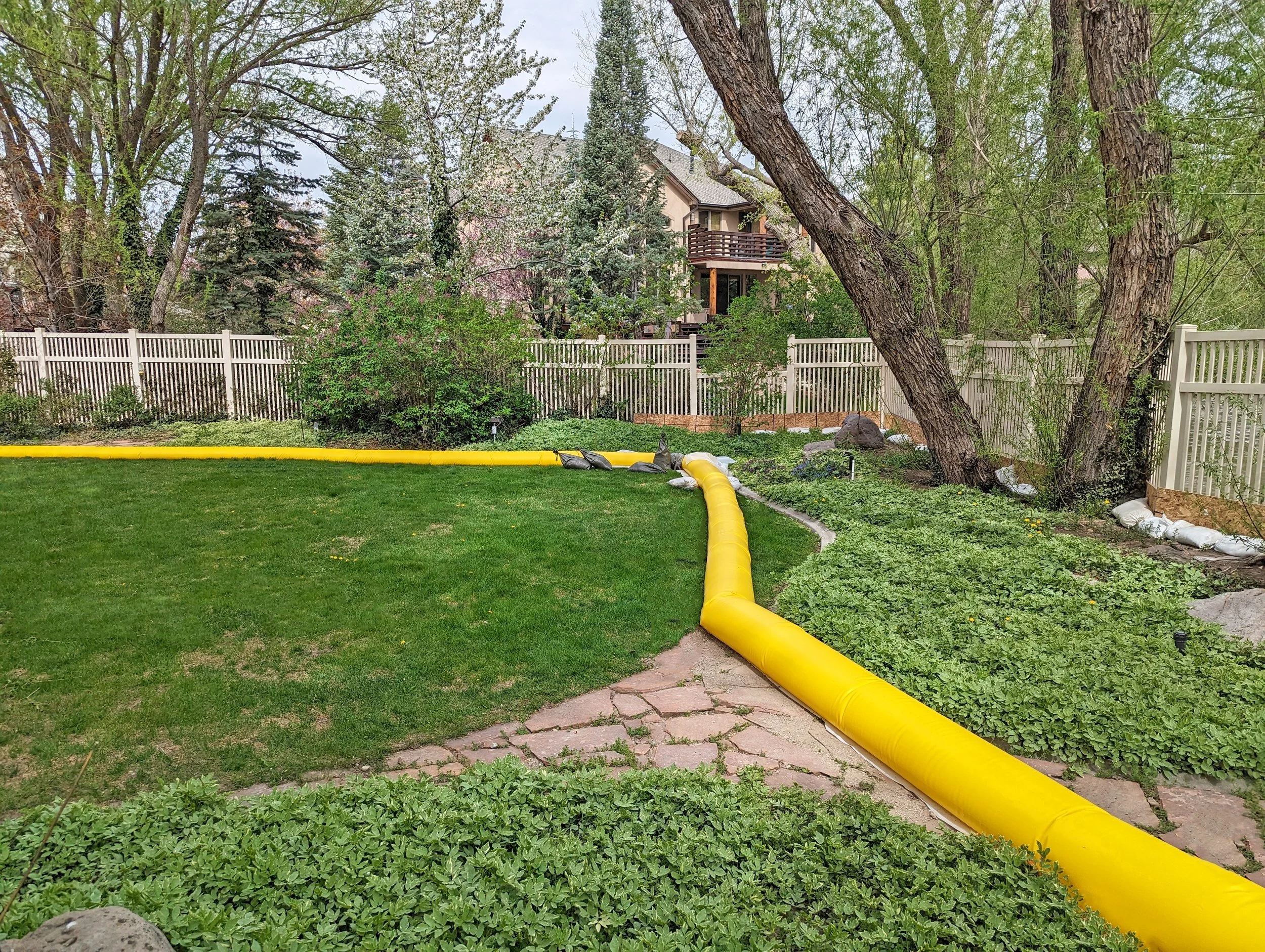 expansive flood tube protection