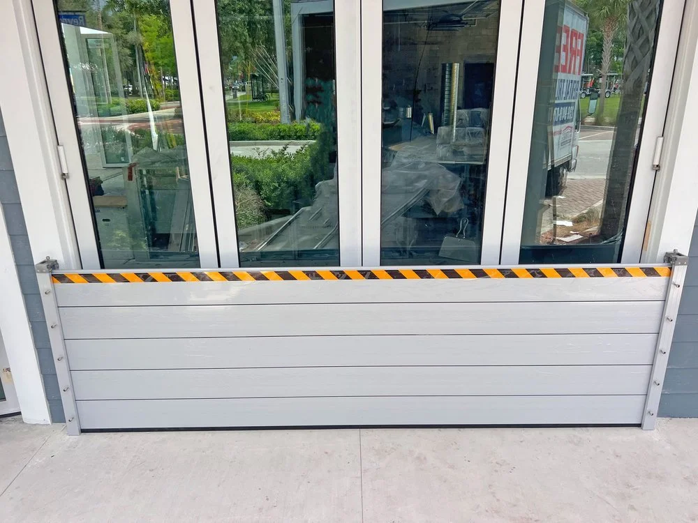 flood protection for glass doors