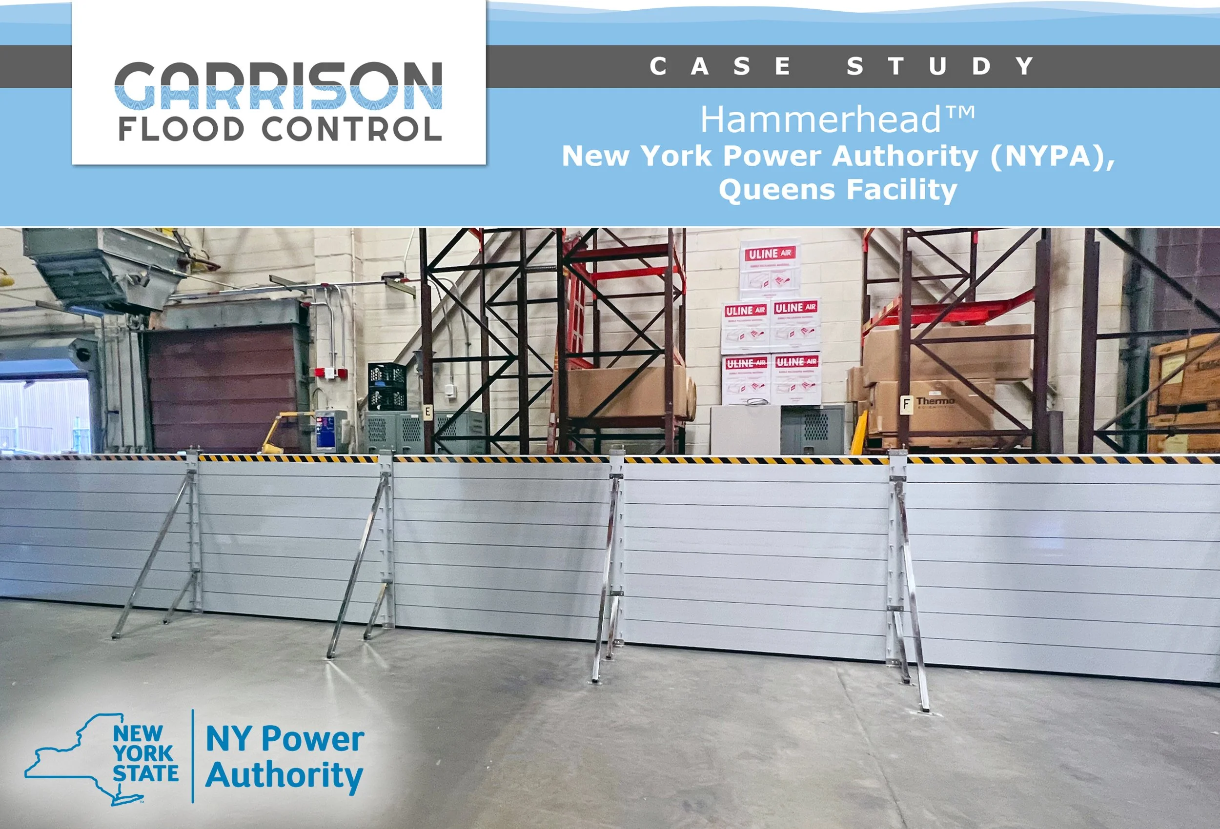Case Study: NY Power Authority Chooses Hammerhead™ Aluminum Flood Log System – Queens, New York