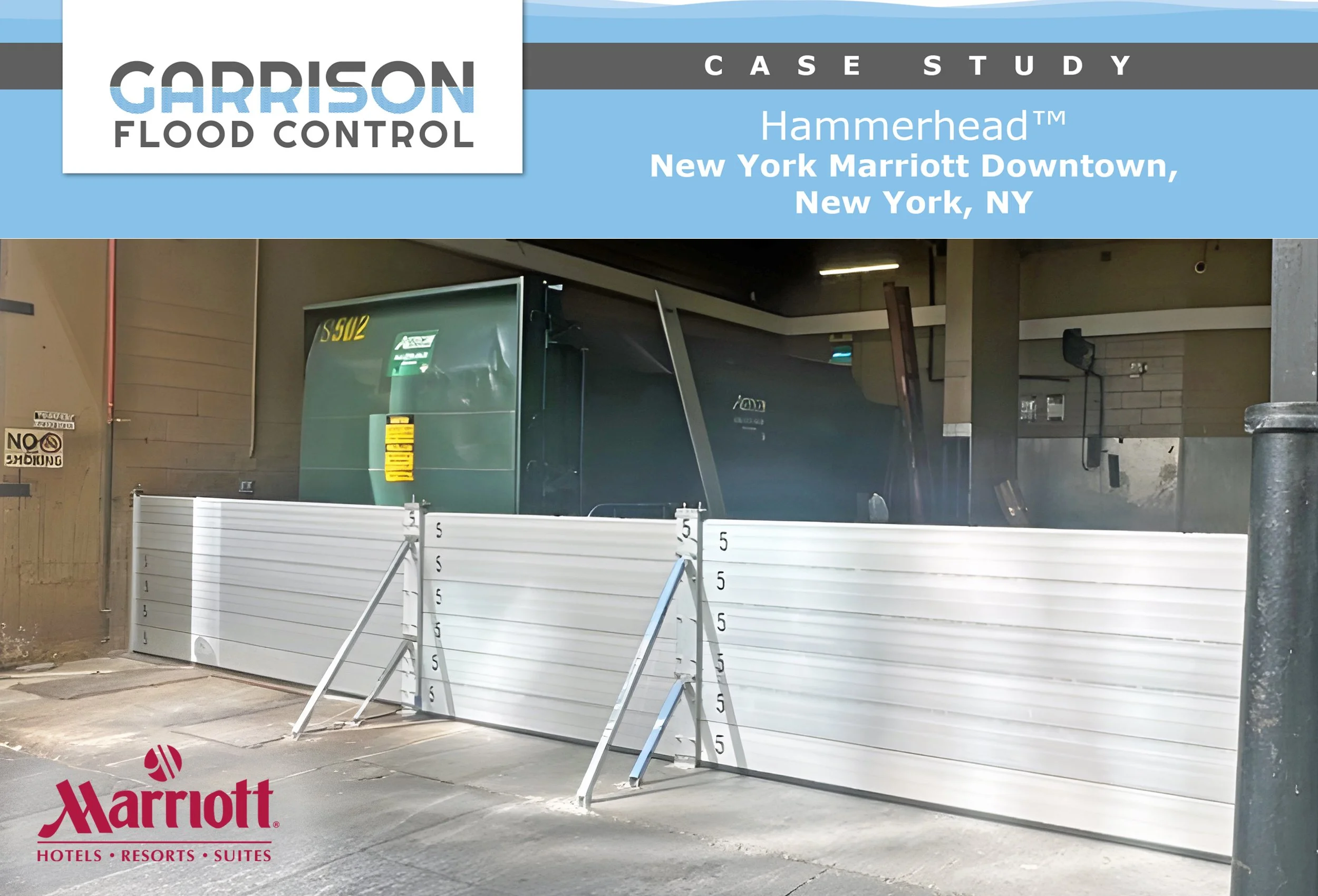 Case Study: Hammerhead™ Aluminum Flood Log System – New York Marriott Downtown, New York, NY