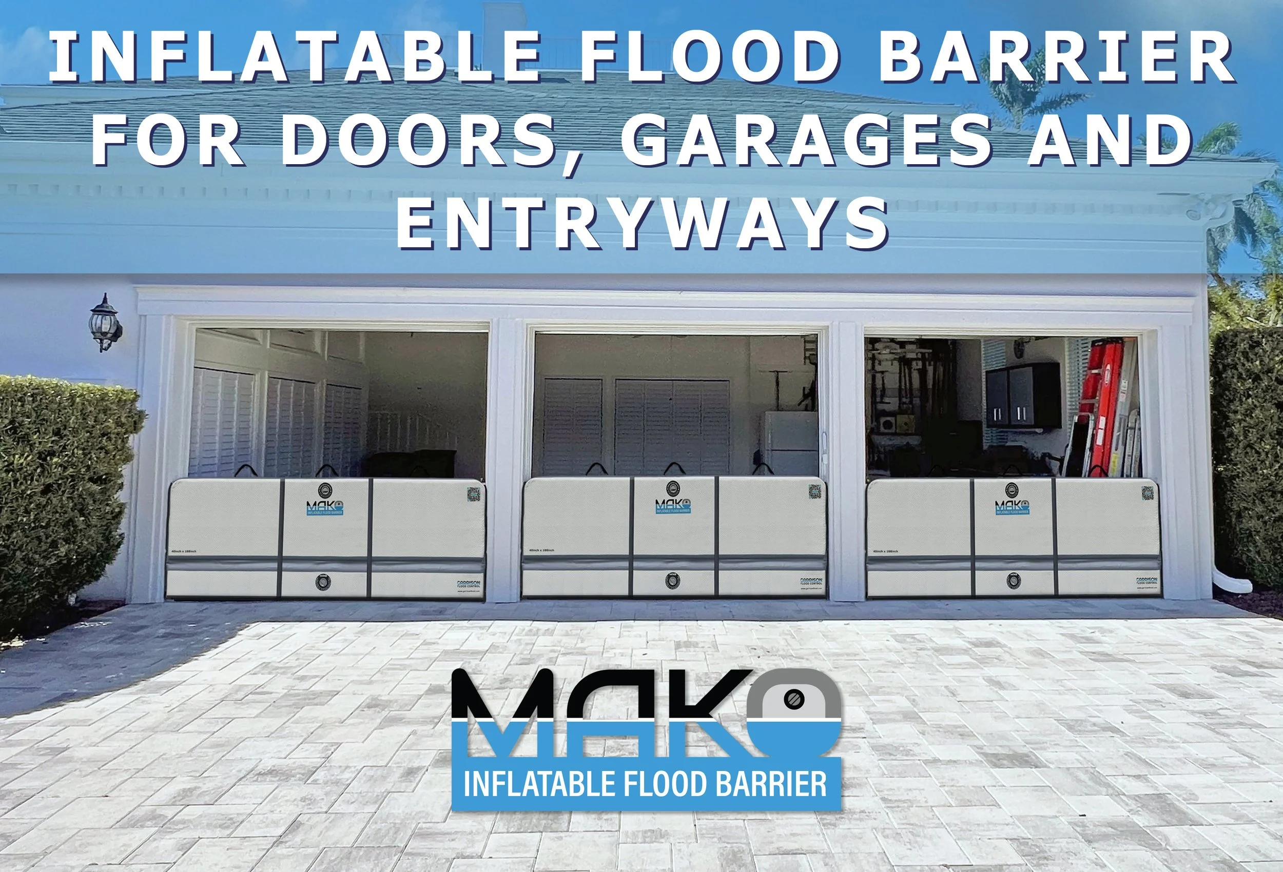 Introducing MAKO™, an Inflatable Flood Barrier for Doors and Entryways