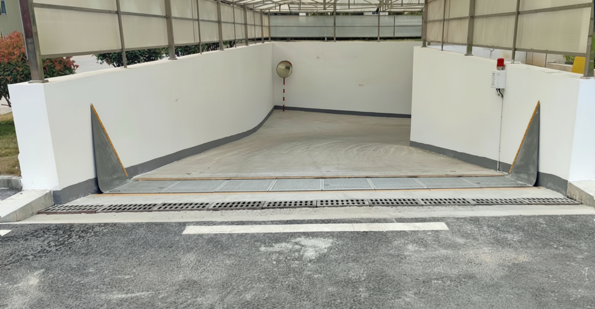 Prevent flooding from going down Garage ramp (Copy)