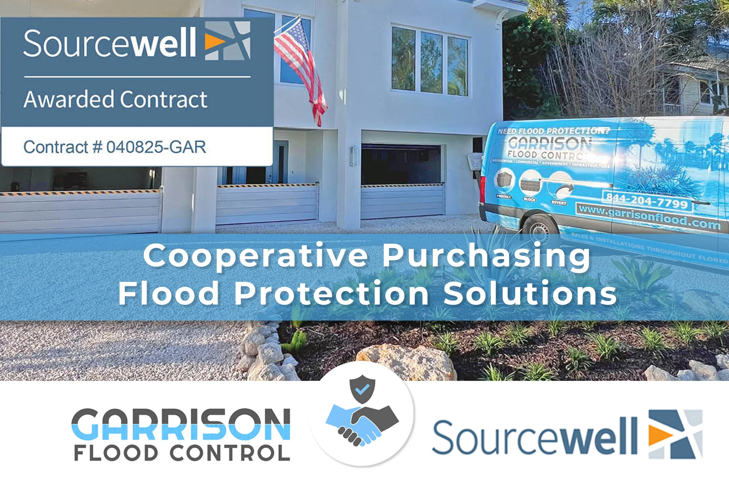 Garrison Flood Control Systems Awarded Sourcewell Contract for Advanced Water Management Solutions